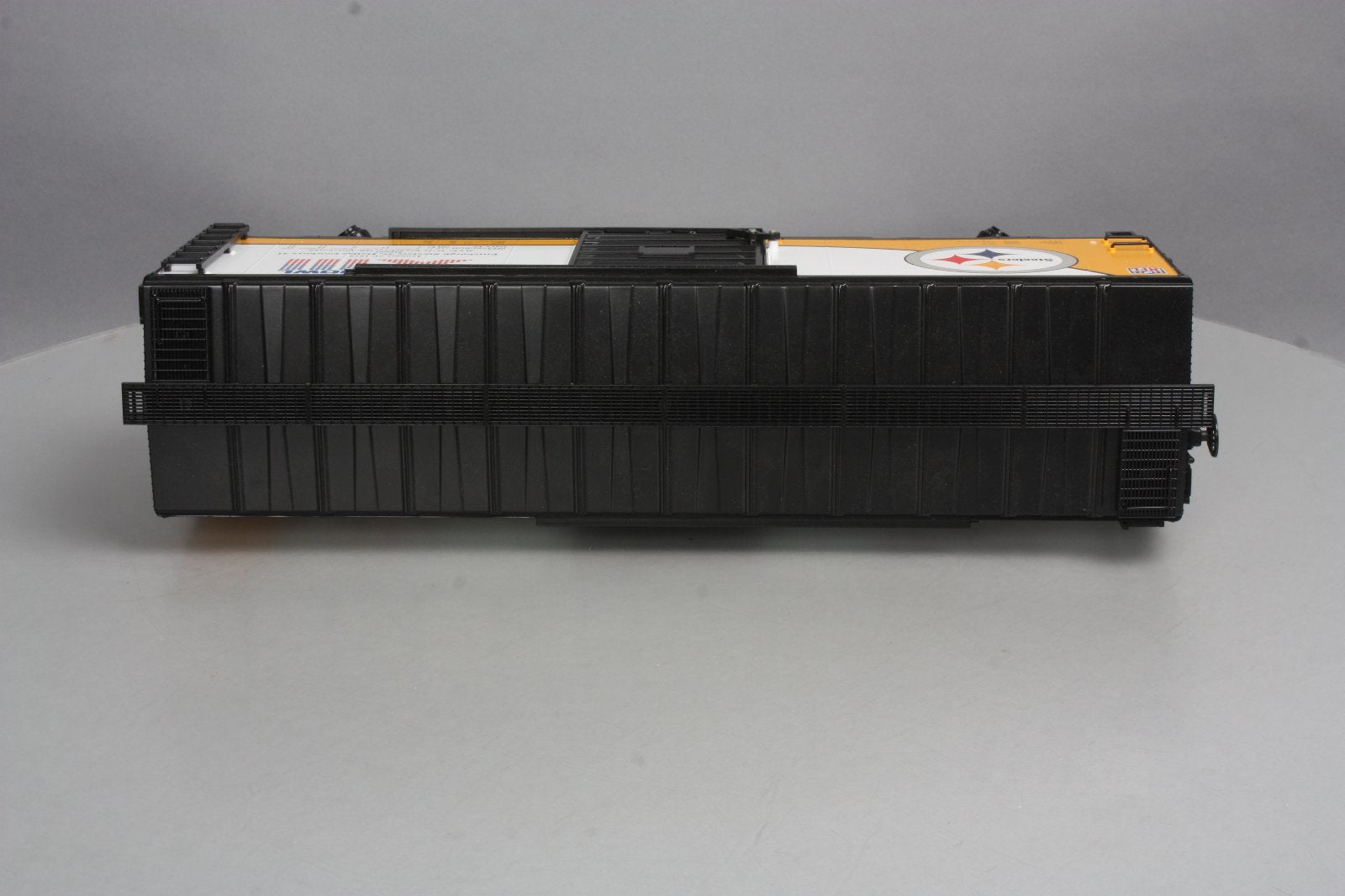 MTH 70-74074 G Scale Pittsburgh Steelers (Super Bowl 13) 40' Metal Wheels Boxcar