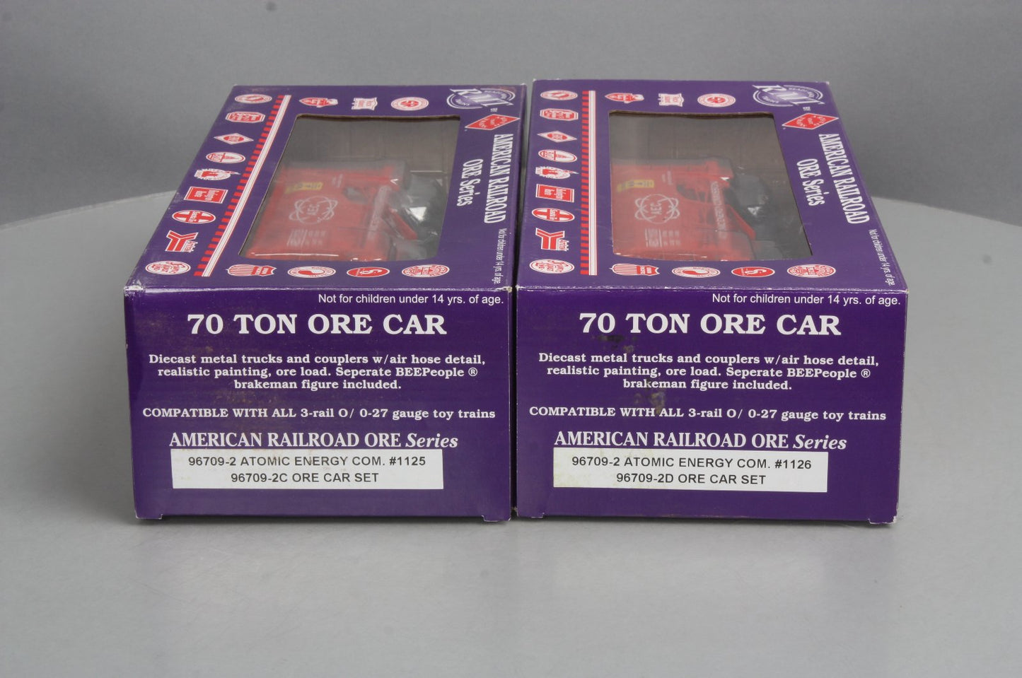 RMT 96709 O AEC Ore Cars with Metal Diecast Sprung Trucks (Pack of 2)