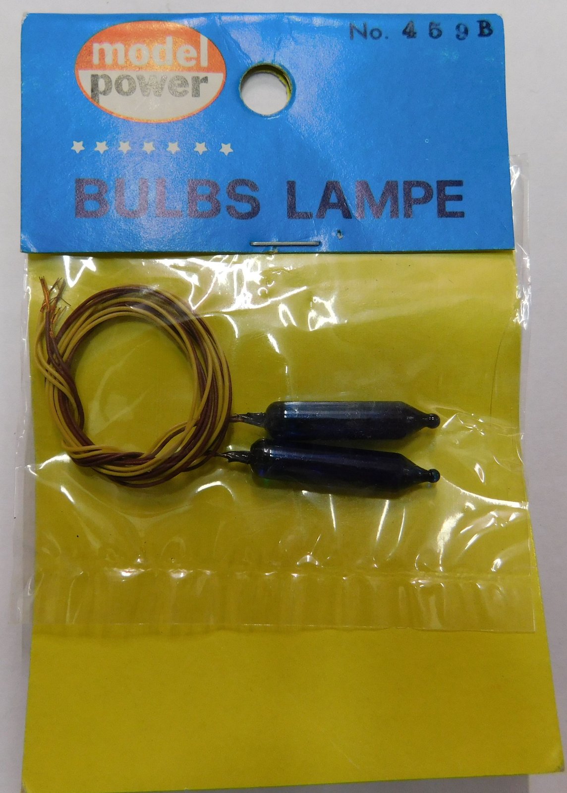 Model Power 459 Blue Flashing Light Bulb with Wires (Pack of 2)
