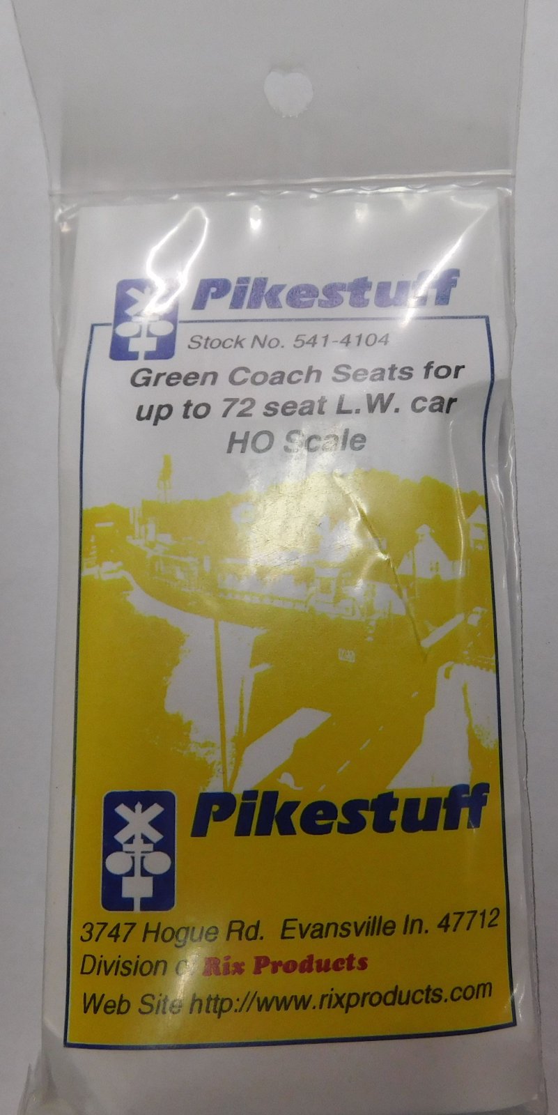 Pikestuff 541-4104 HO Green Coach Seats For Up To 72 Seat L.W. Car