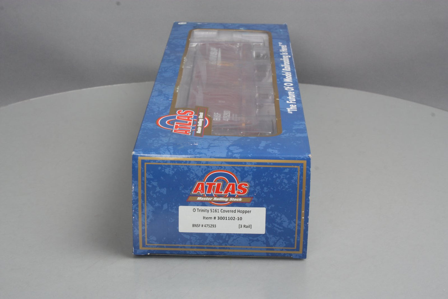 Atlas 300110210 BNSF 5161Trinity Covered Hopper- 3-Rail