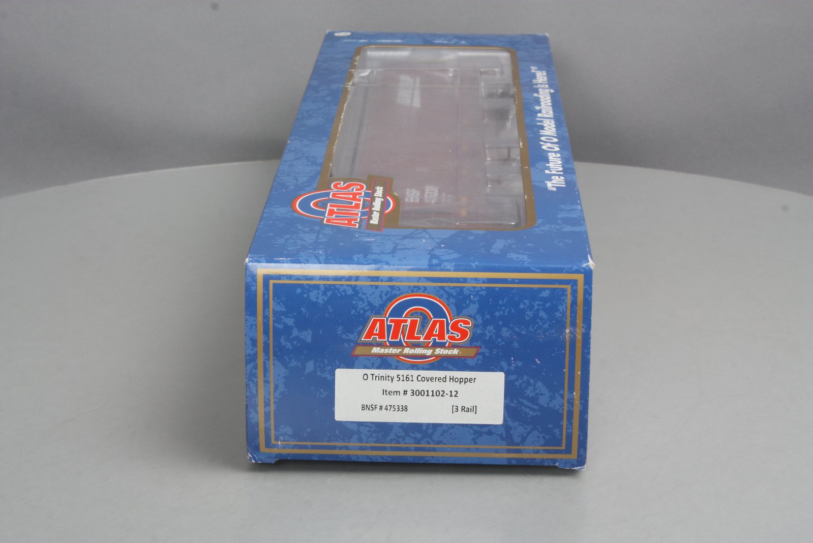 Atlas 300110212 BNSF 5161cf Covered Hopper- 3-Rail