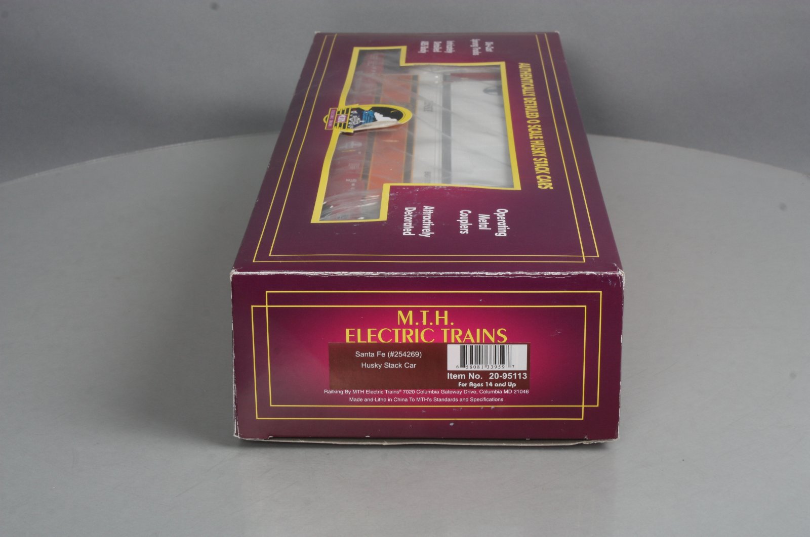 MTH 20-95113 O Santa Fe Husky Stack Car