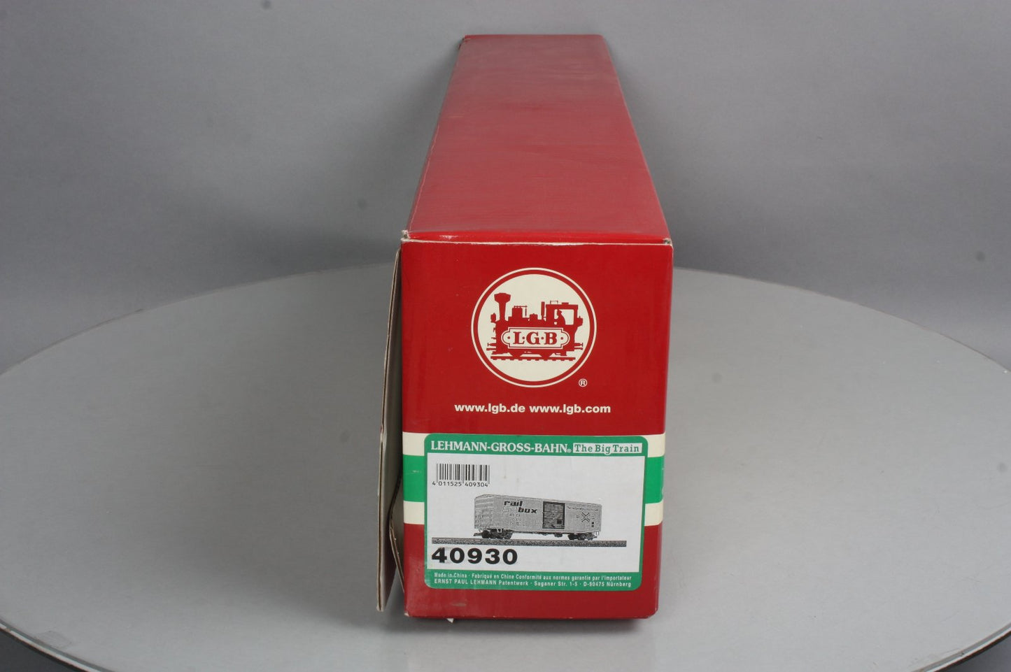 LGB 40930 G Gauge Railbox Boxcar #10010