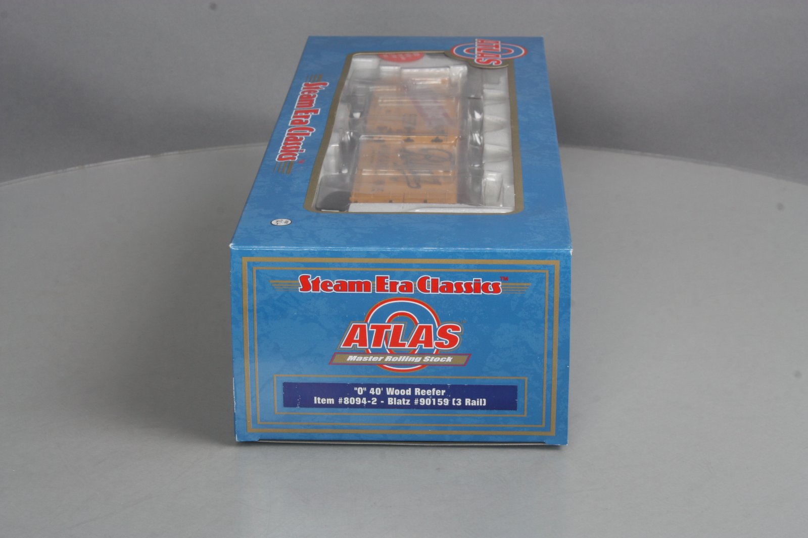Atlas 8094-2 O Scale Blatz Beer 40' Woodsided Reefer #90159 ( 3 Rail)