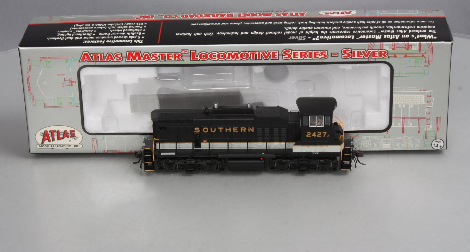 Atlas 9976 HO Scale Southern MP-15DC Diesel #2427
