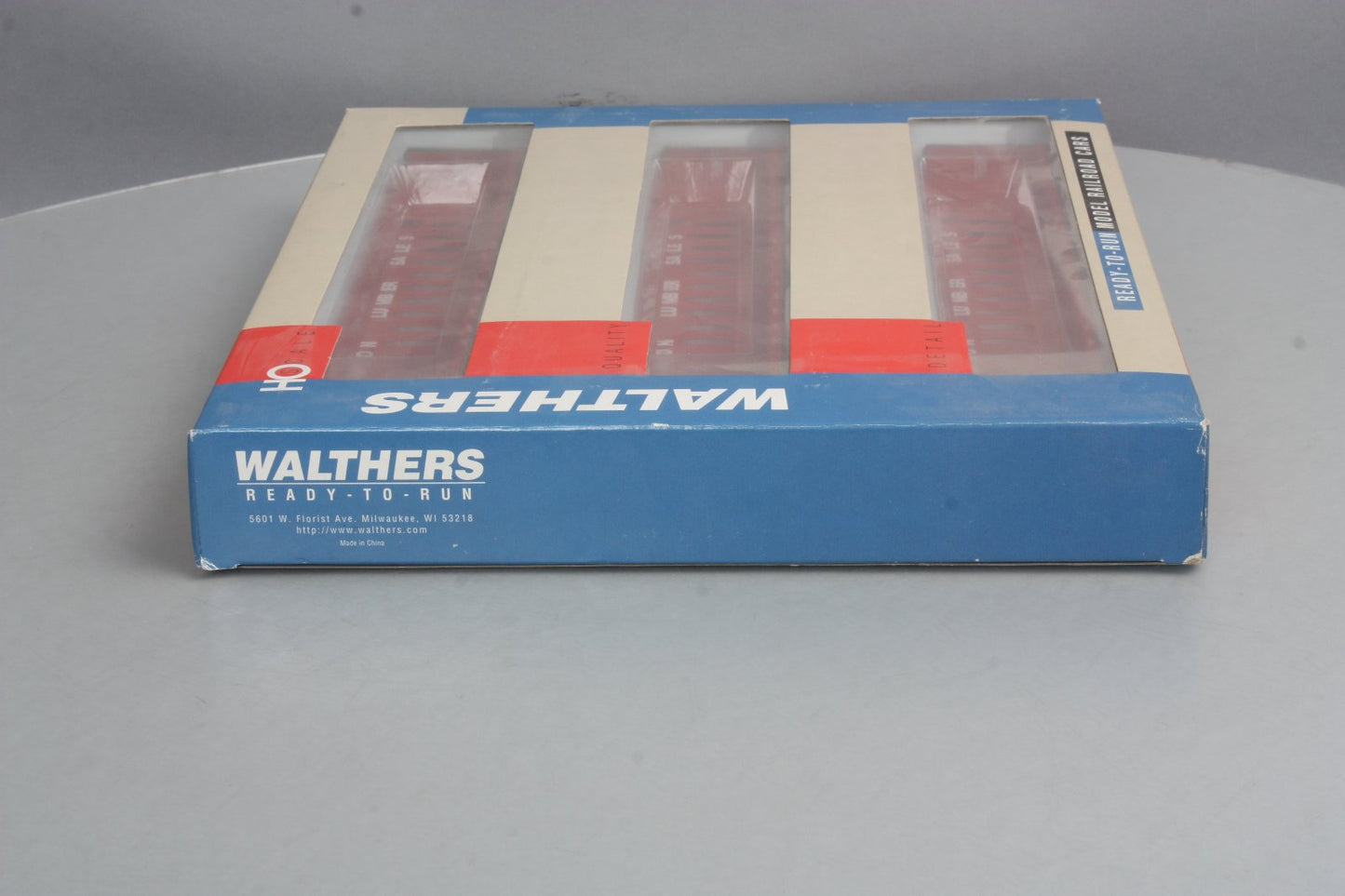 Walthers 932-34107 HO Hampton Lumber-Opera 72' Center Beam Flatcars (Pack of 3)