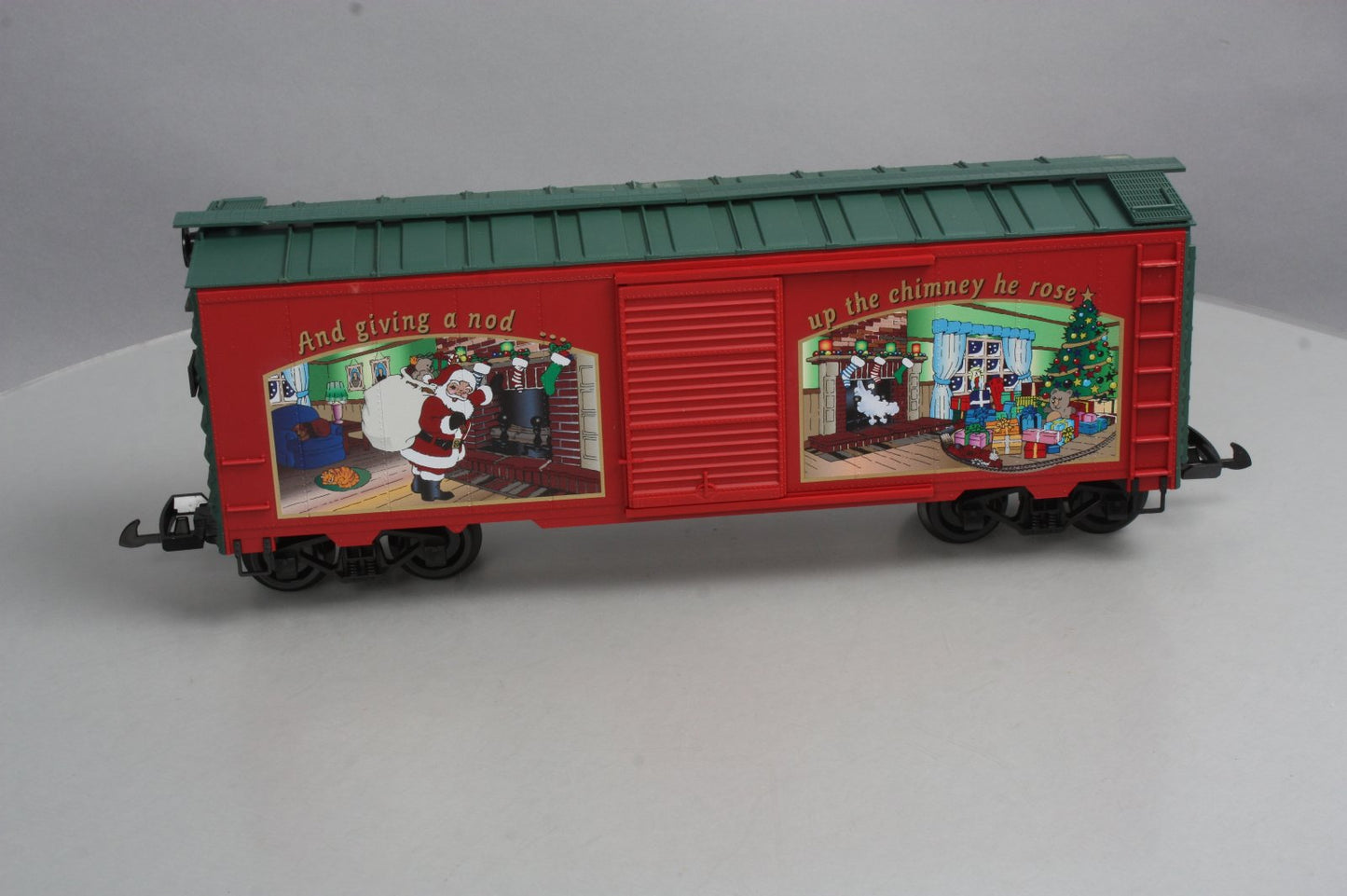 Piko 38864 Piko G Scale 2015 Christmas Car #38864 - Plastic Wheels