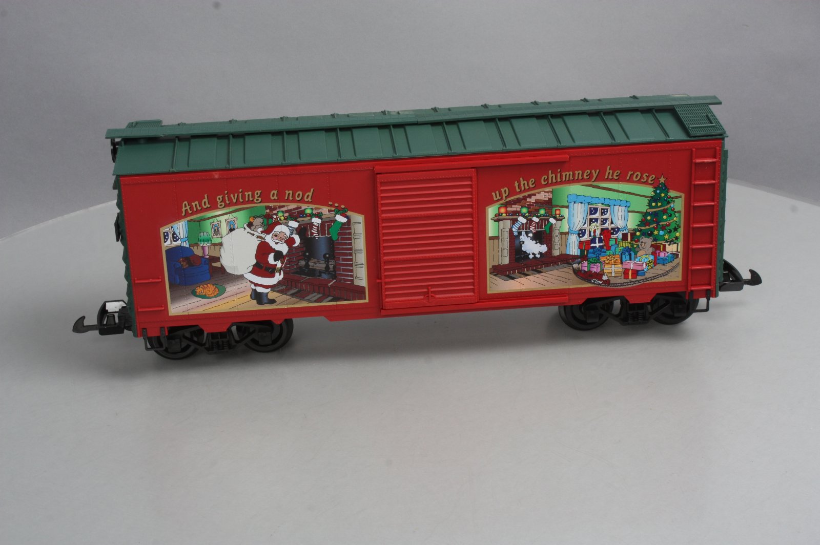 Piko 38864 Piko G Scale 2015 Christmas Car #38864 - Plastic Wheels