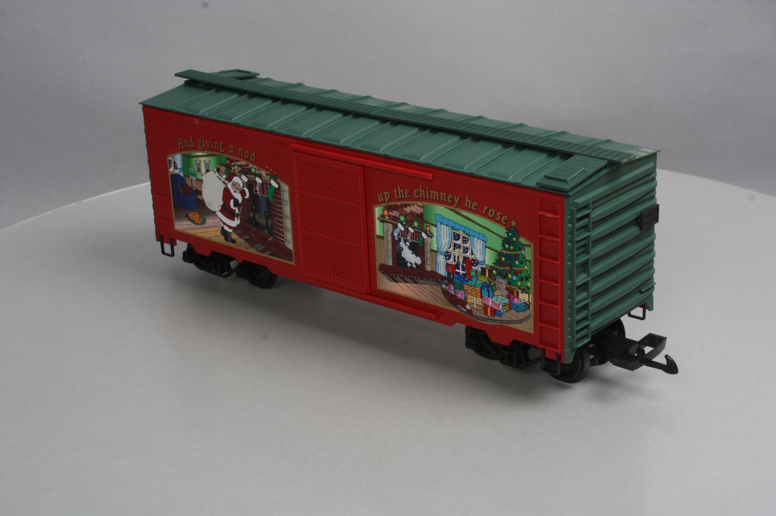 Piko 38864 Piko G Scale 2015 Christmas Car #38864 - Plastic Wheels