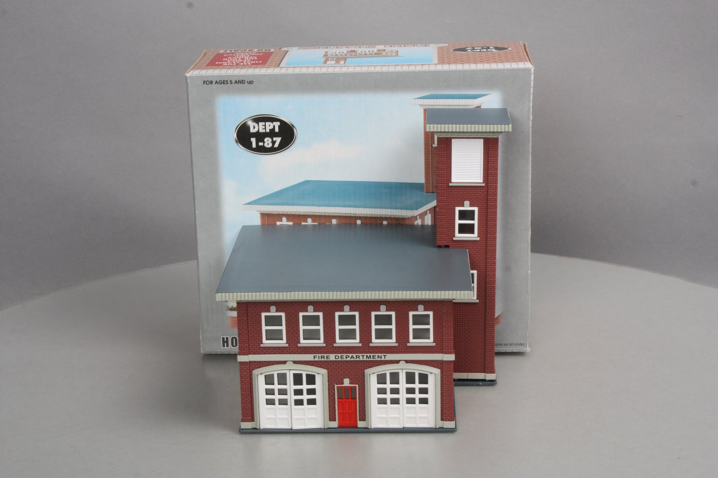 Boley 2601 HO Scale Fire Station Assembled Building