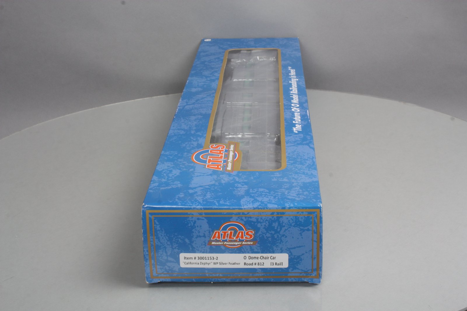 Atlas 30011532 O California Zephyr Western Pacific Streamlined Dome Car #812