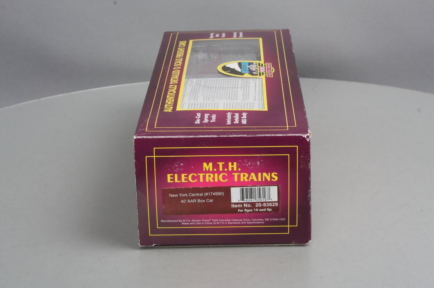 MTH 20-93629 40' AAR Boxcar NYC