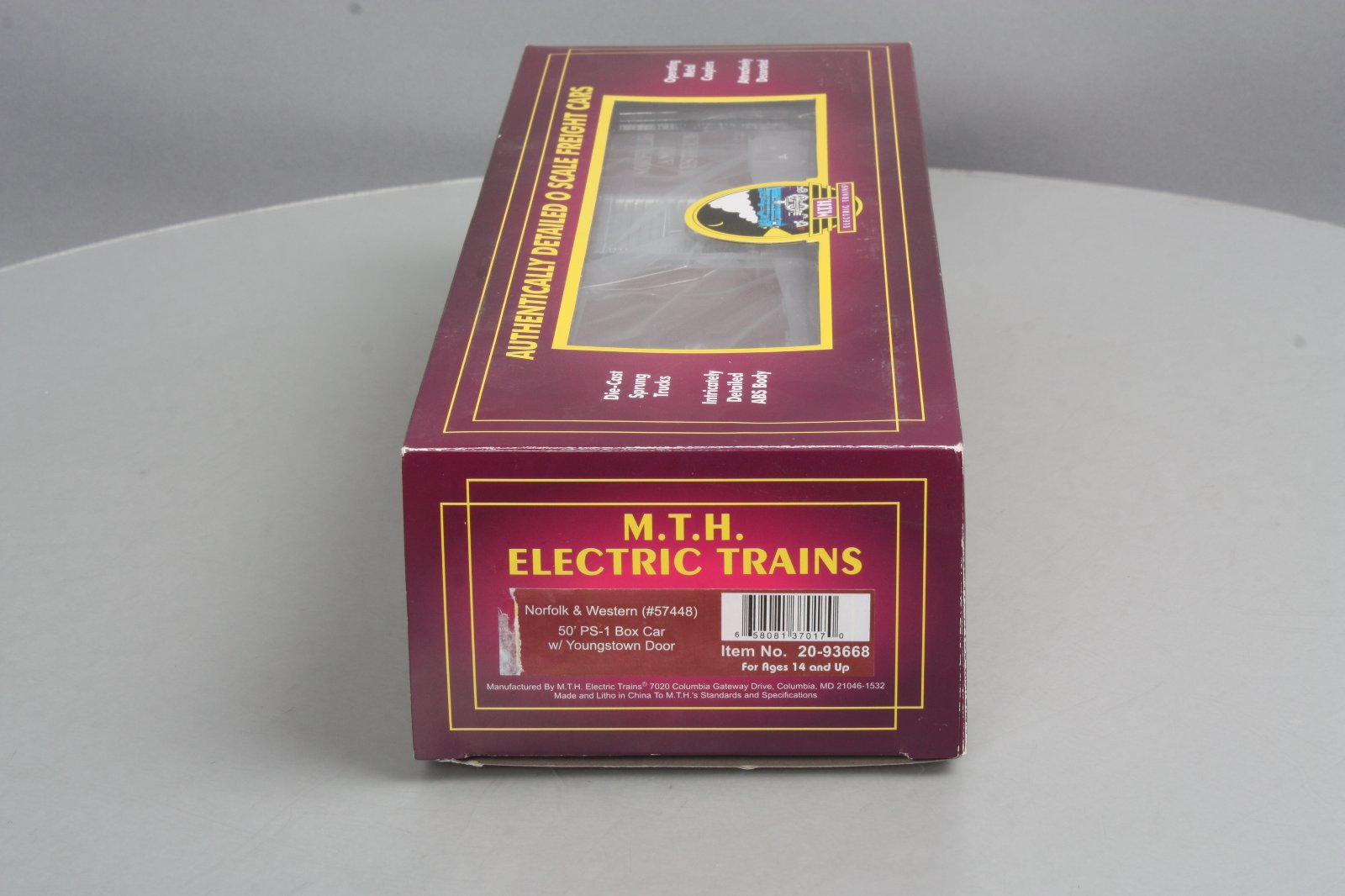 MTH 20-93668 O Norfolk & Western 50' PS-1 Boxcar w/ Youngstown Door 3-Rail