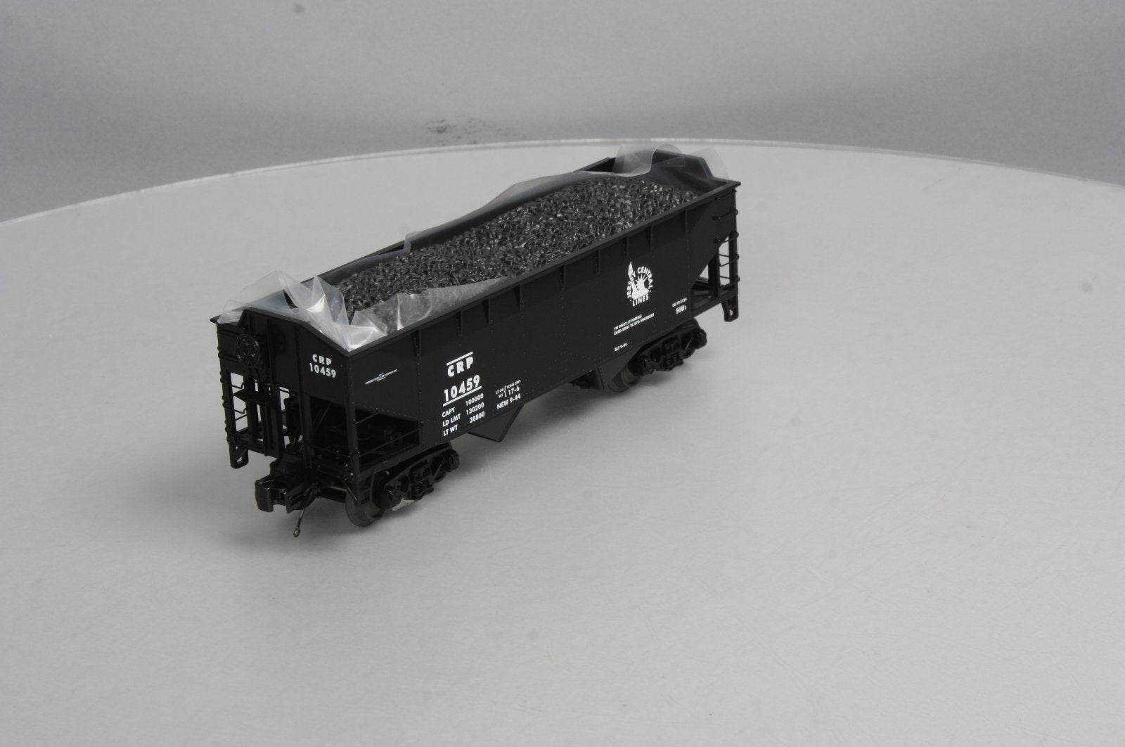 MTH 20-97694 O Central Railroad of Pennsylvania 2-Bay Offset Hopper Car #10459