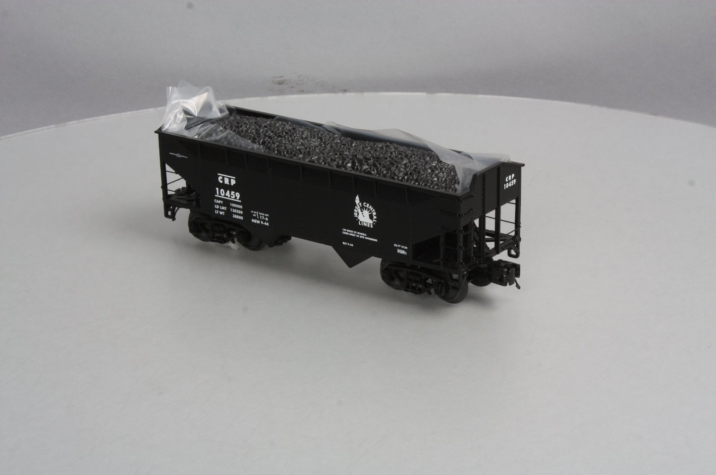 MTH 20-97694 O Central Railroad of Pennsylvania 2-Bay Offset Hopper Car #10459