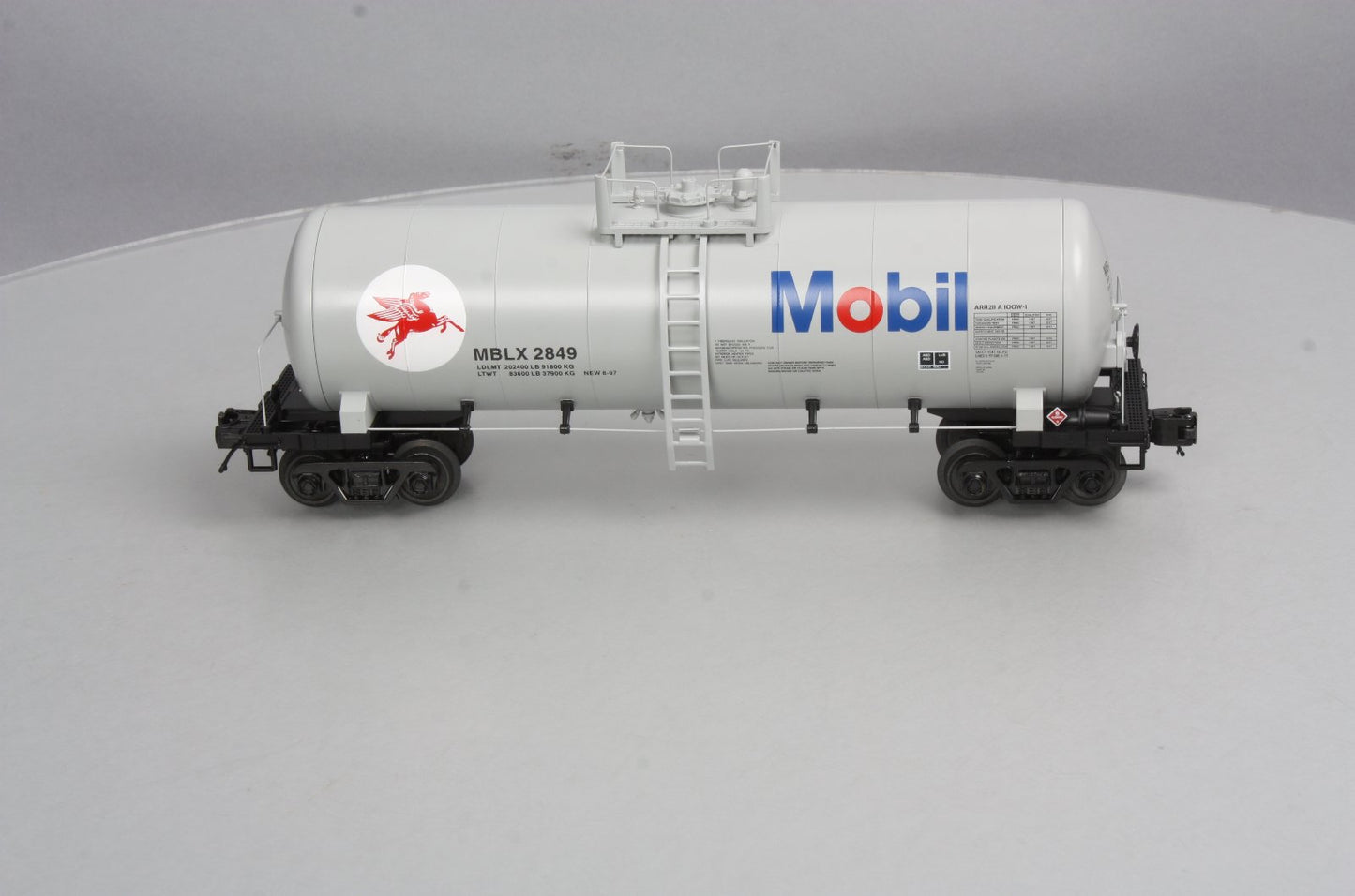 MTH 20-96226 O Mobil Single Dome Tank Car #2849