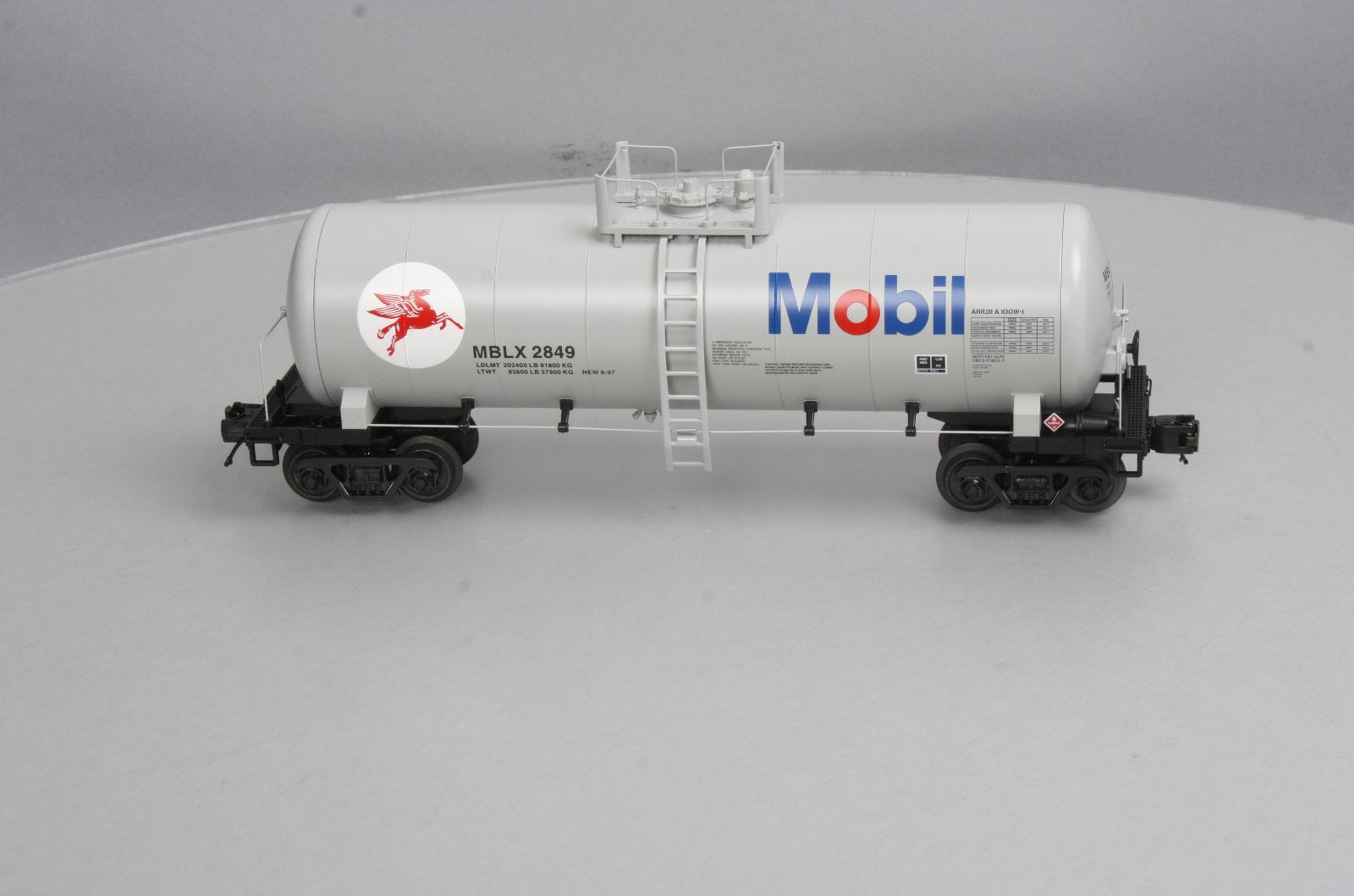 MTH 20-96226 O Mobil Single Dome Tank Car #2849