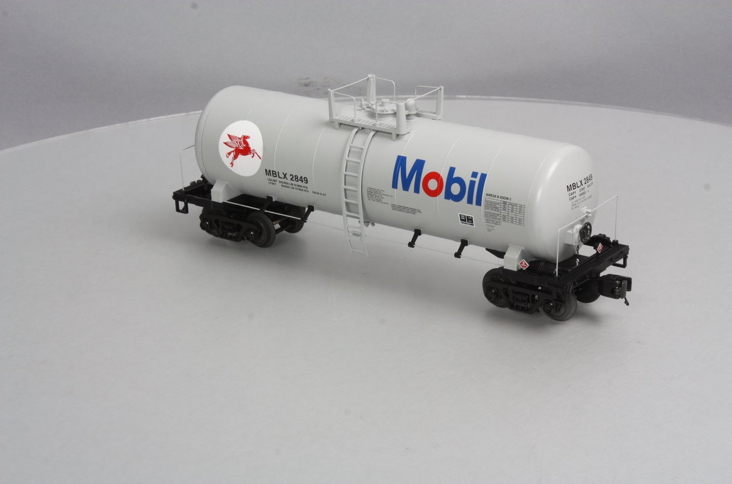 MTH 20-96226 O Mobil Single Dome Tank Car #2849