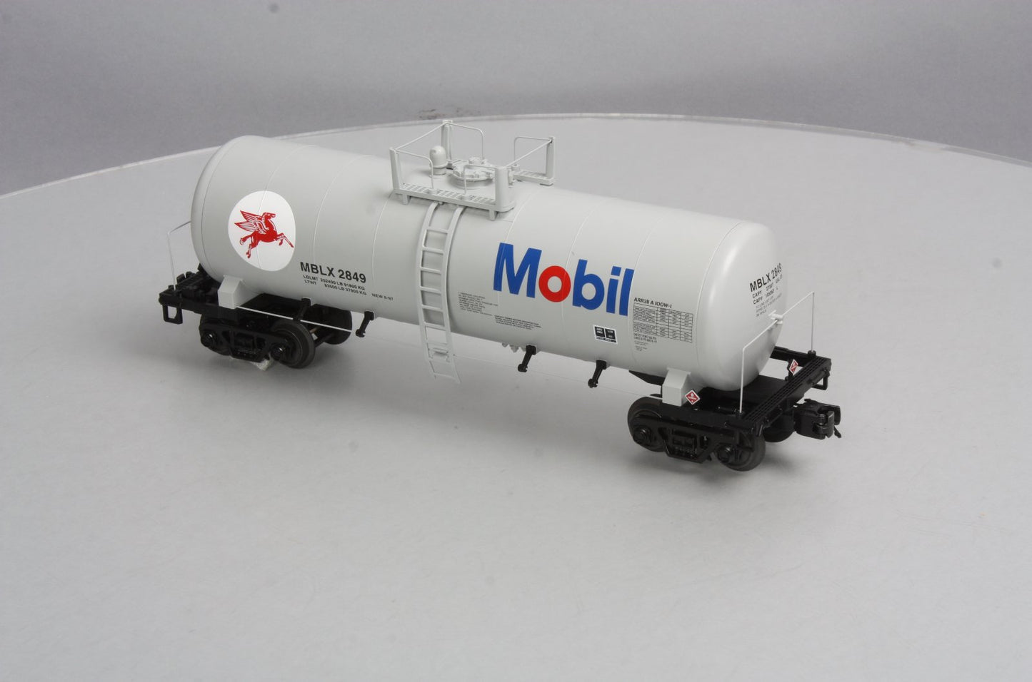 MTH 20-96226 O Mobil Single Dome Tank Car #2849