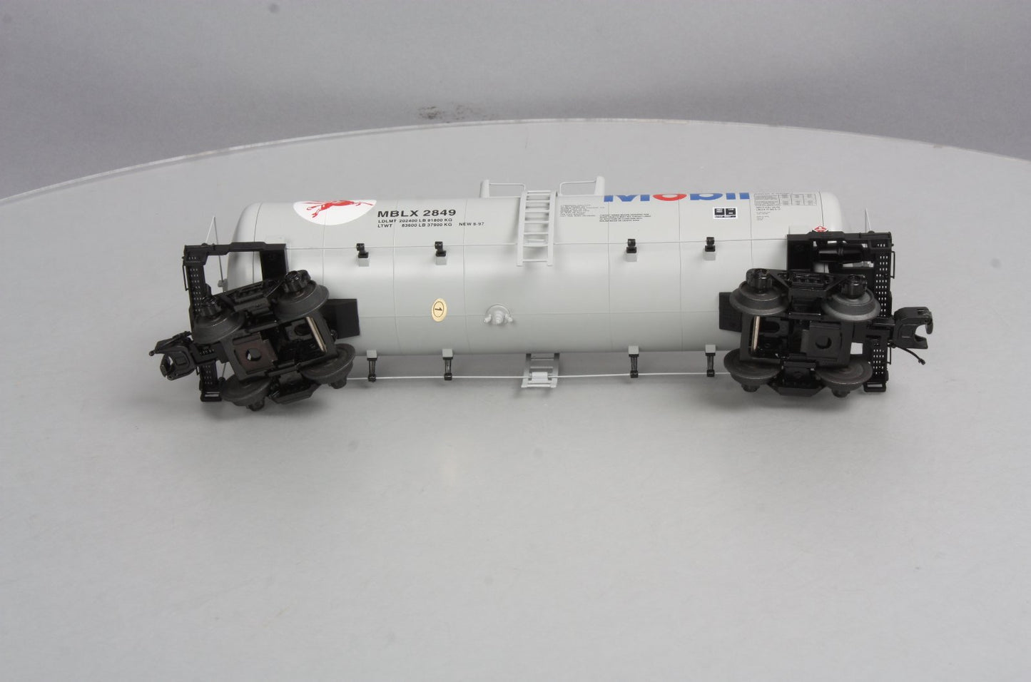 MTH 20-96226 O Mobil Single Dome Tank Car #2849