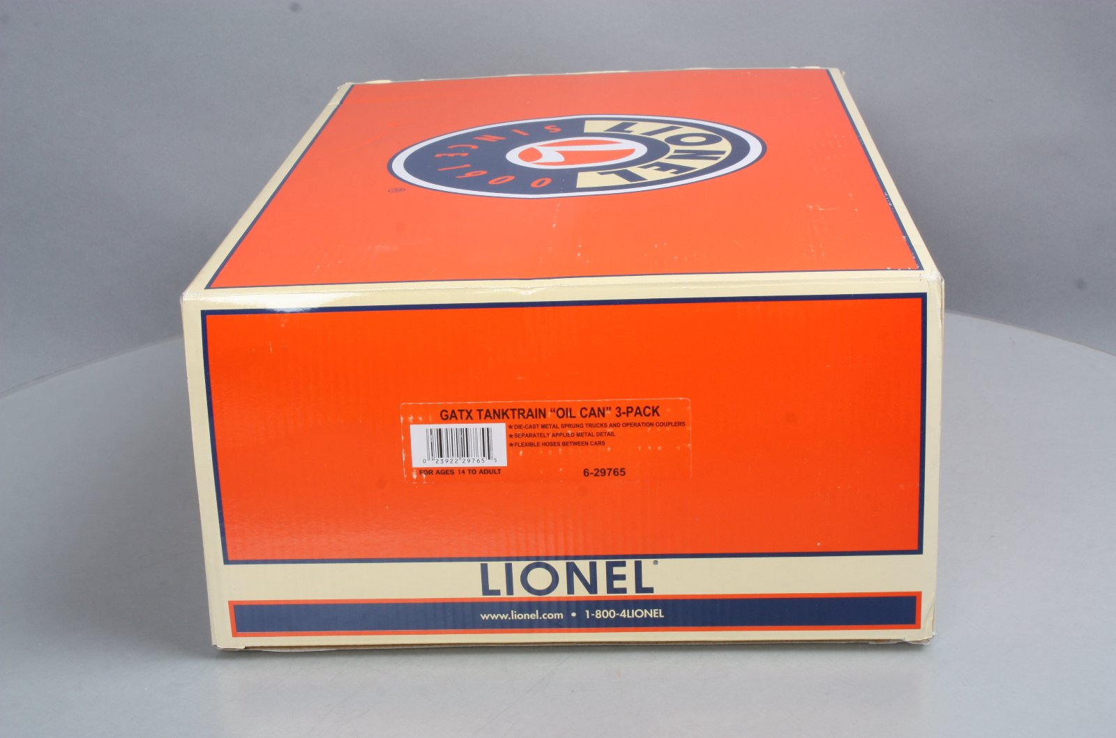 Lionel 6-29765 O GATX TankTrain 