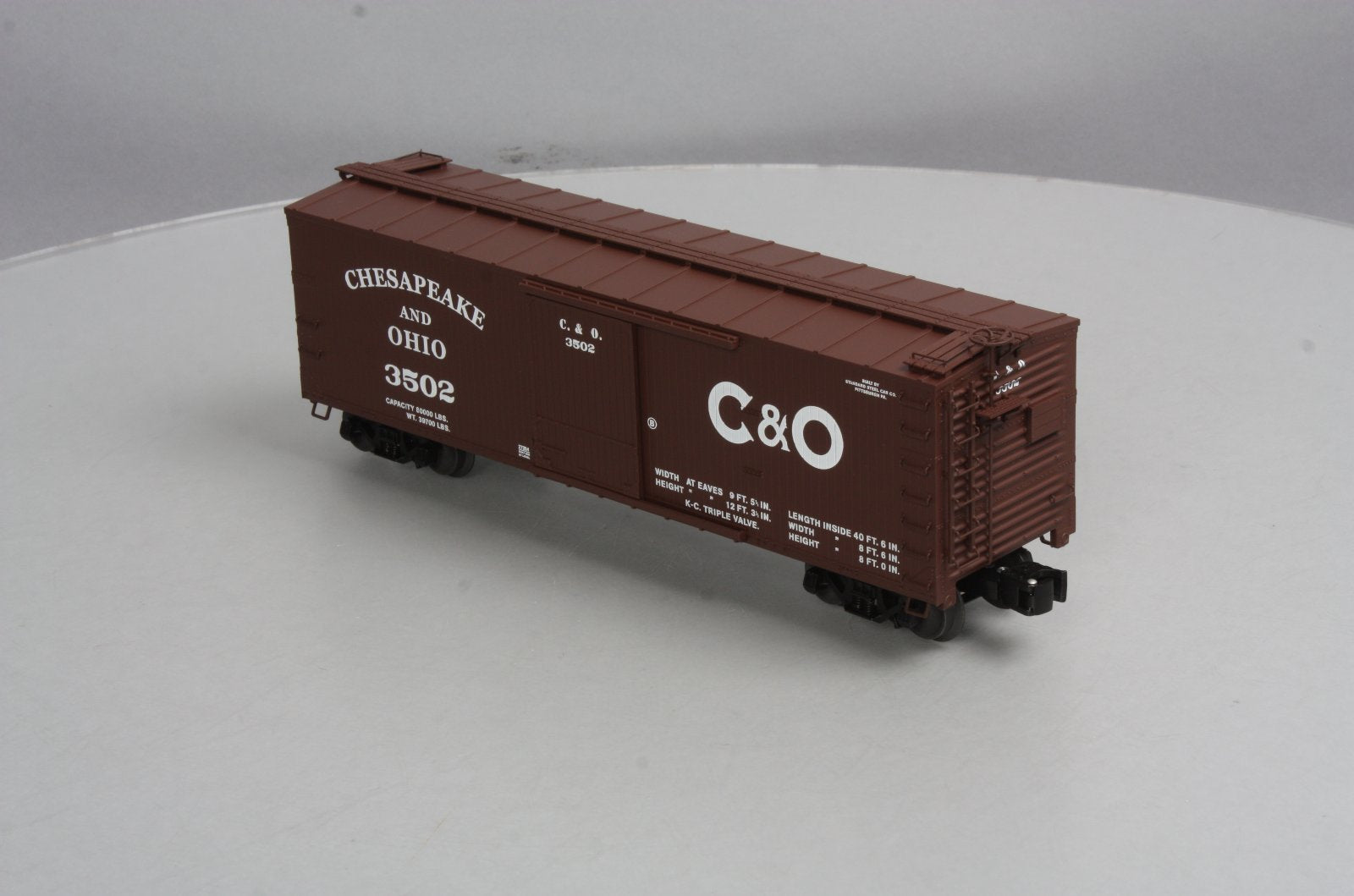 Lionel 6-27264 O Gauge Chesapeake & Ohio Double-Sheathed Boxcar #3502