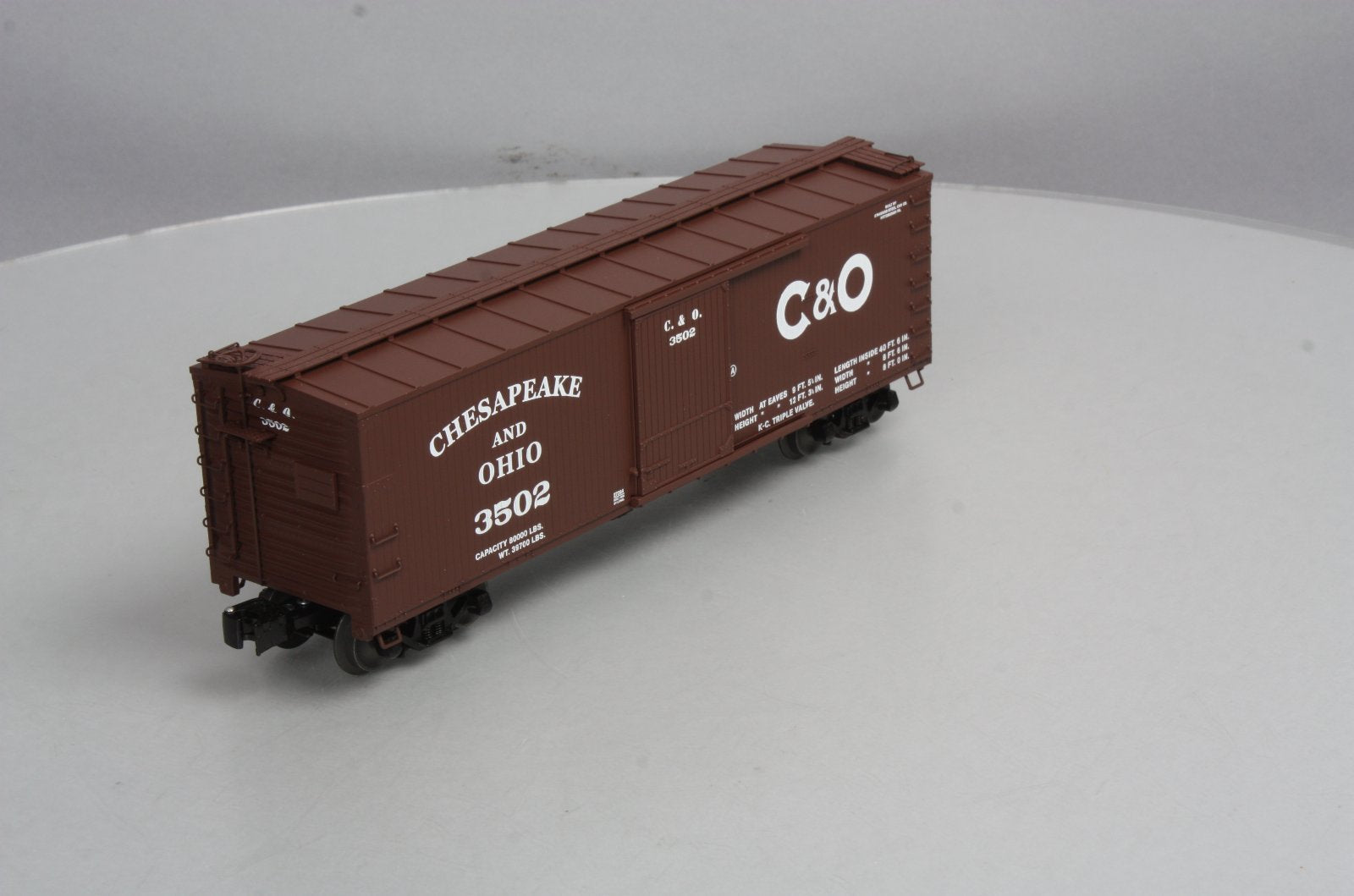 Lionel 6-27264 O Gauge Chesapeake & Ohio Double-Sheathed Boxcar #3502