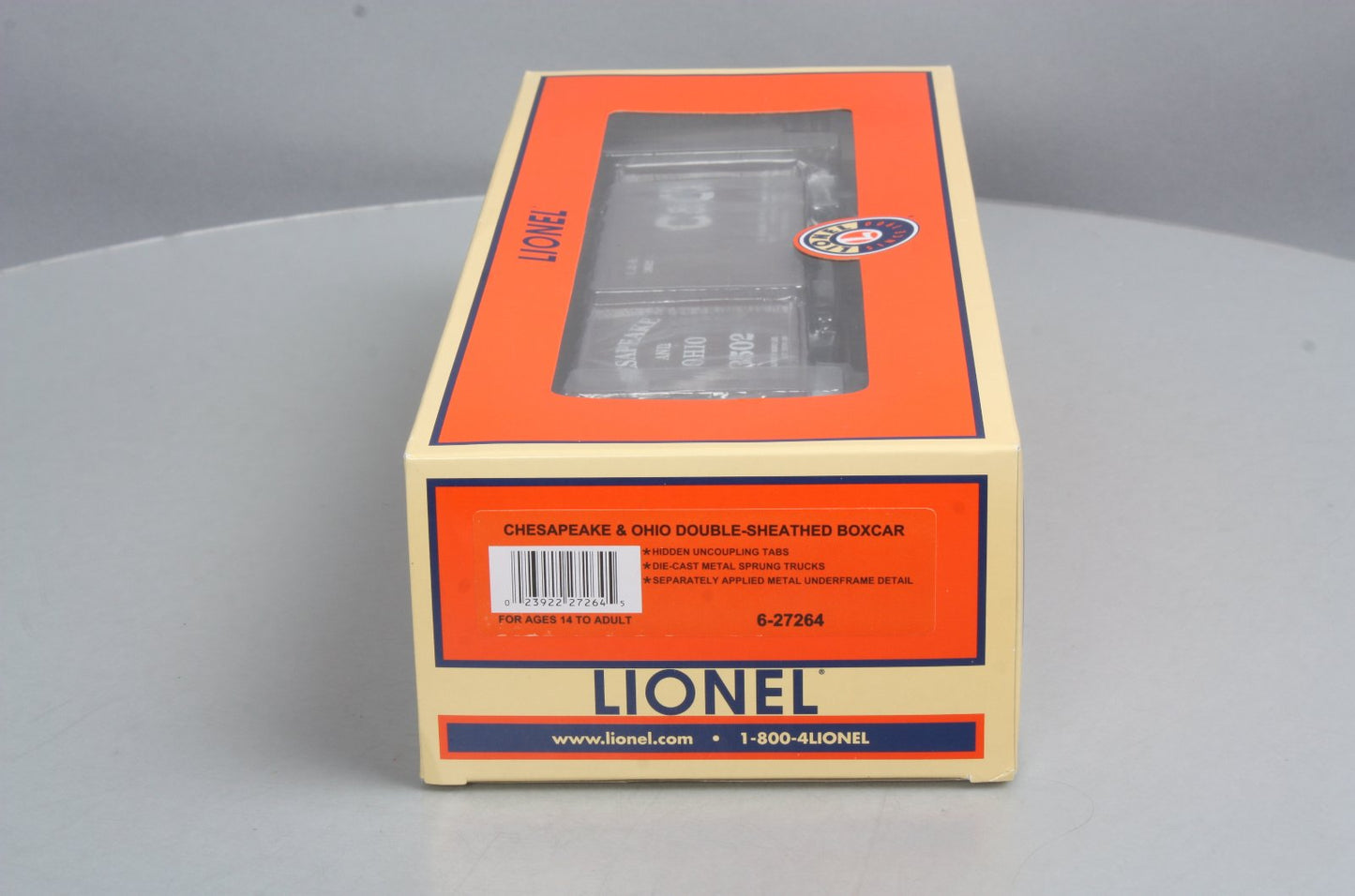 Lionel 6-27264 O Gauge Chesapeake & Ohio Double-Sheathed Boxcar #3502