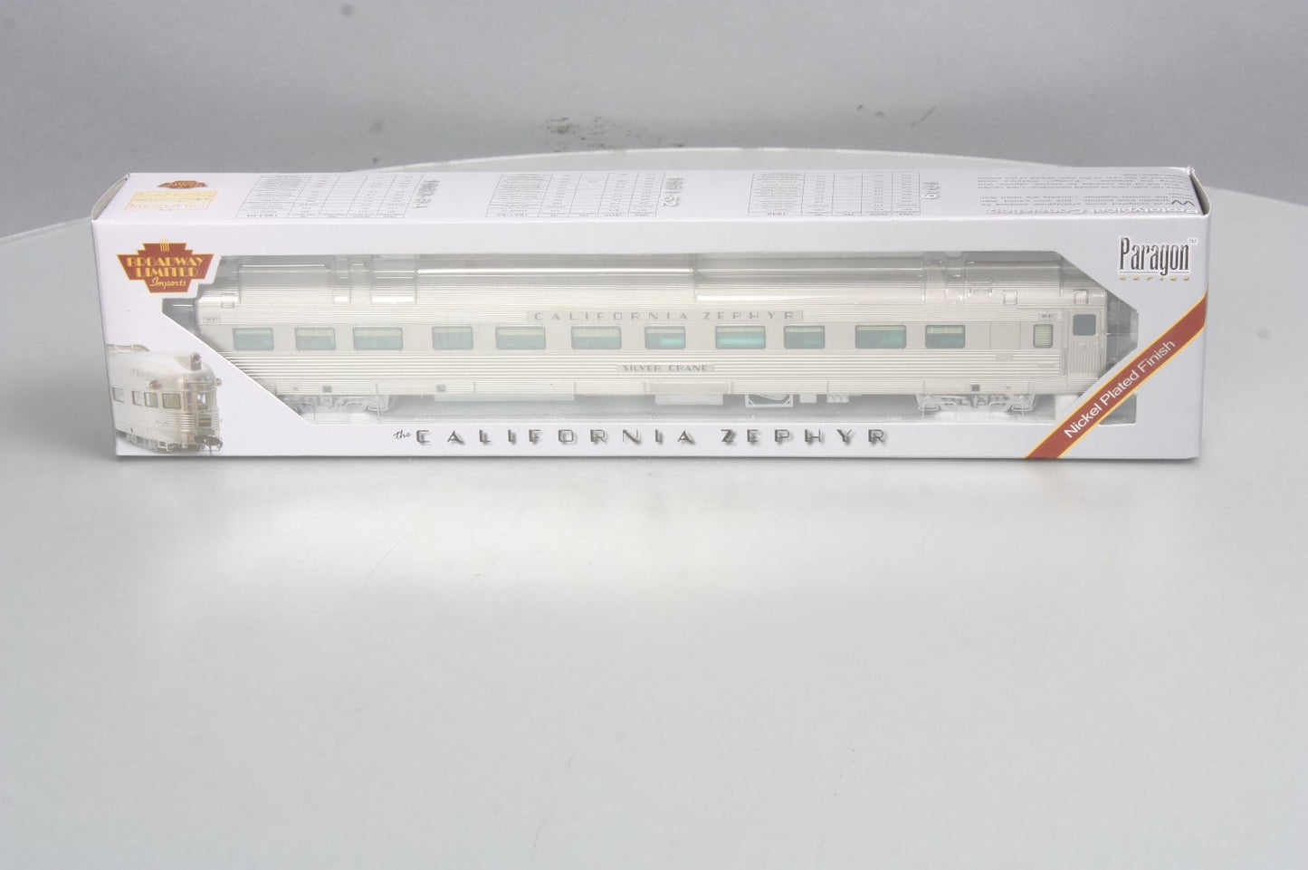 Broadway Limited 533 HO Paragon Series WP "Silver Crane" Sleeper #851