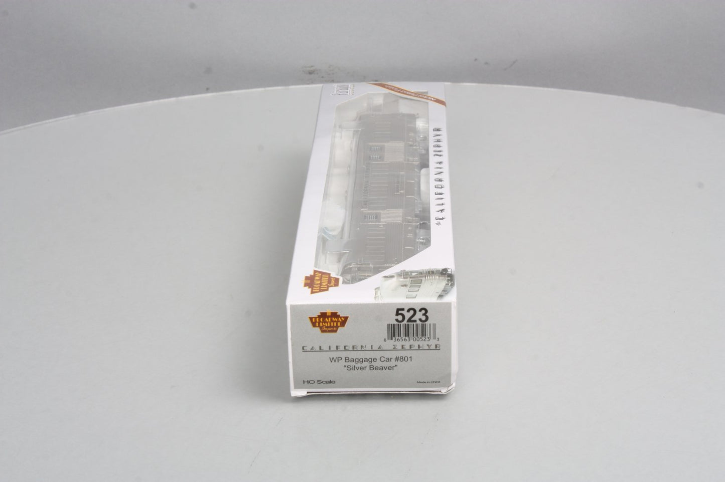 Broadway Limited 523 HO Paragon Series WP "Silver Beaver" Baggage Car
