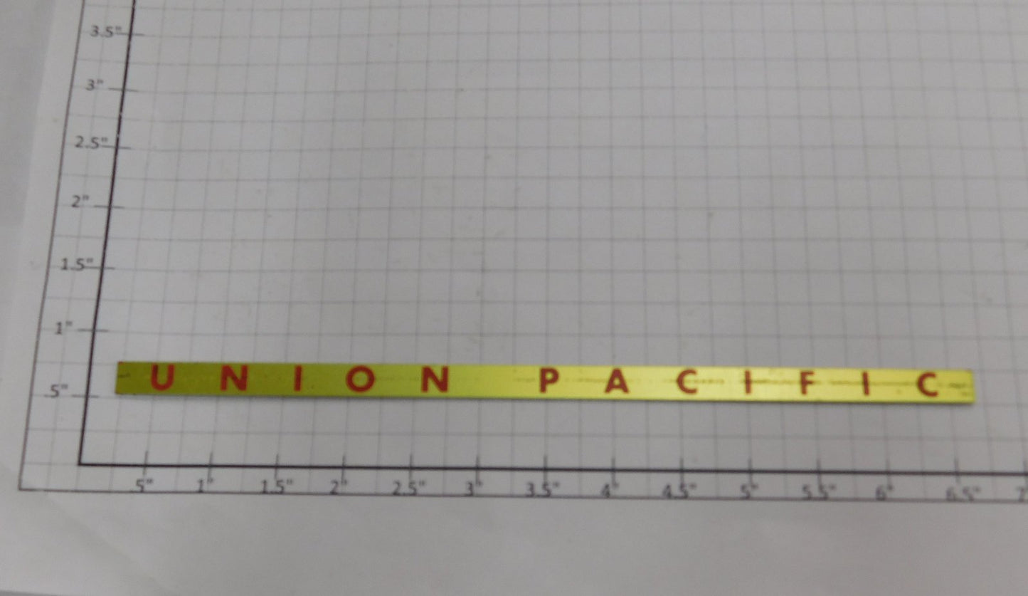 Williams UP-NP-G1 Union Pacific Gold Nameplate