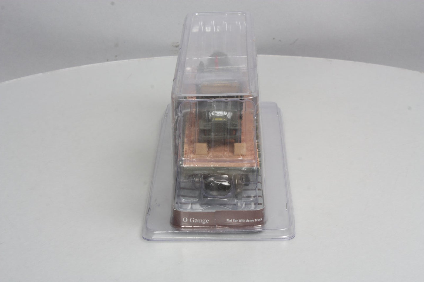 Menards 279-0864 O Gauge Military Long Flatcar w/Army Truck