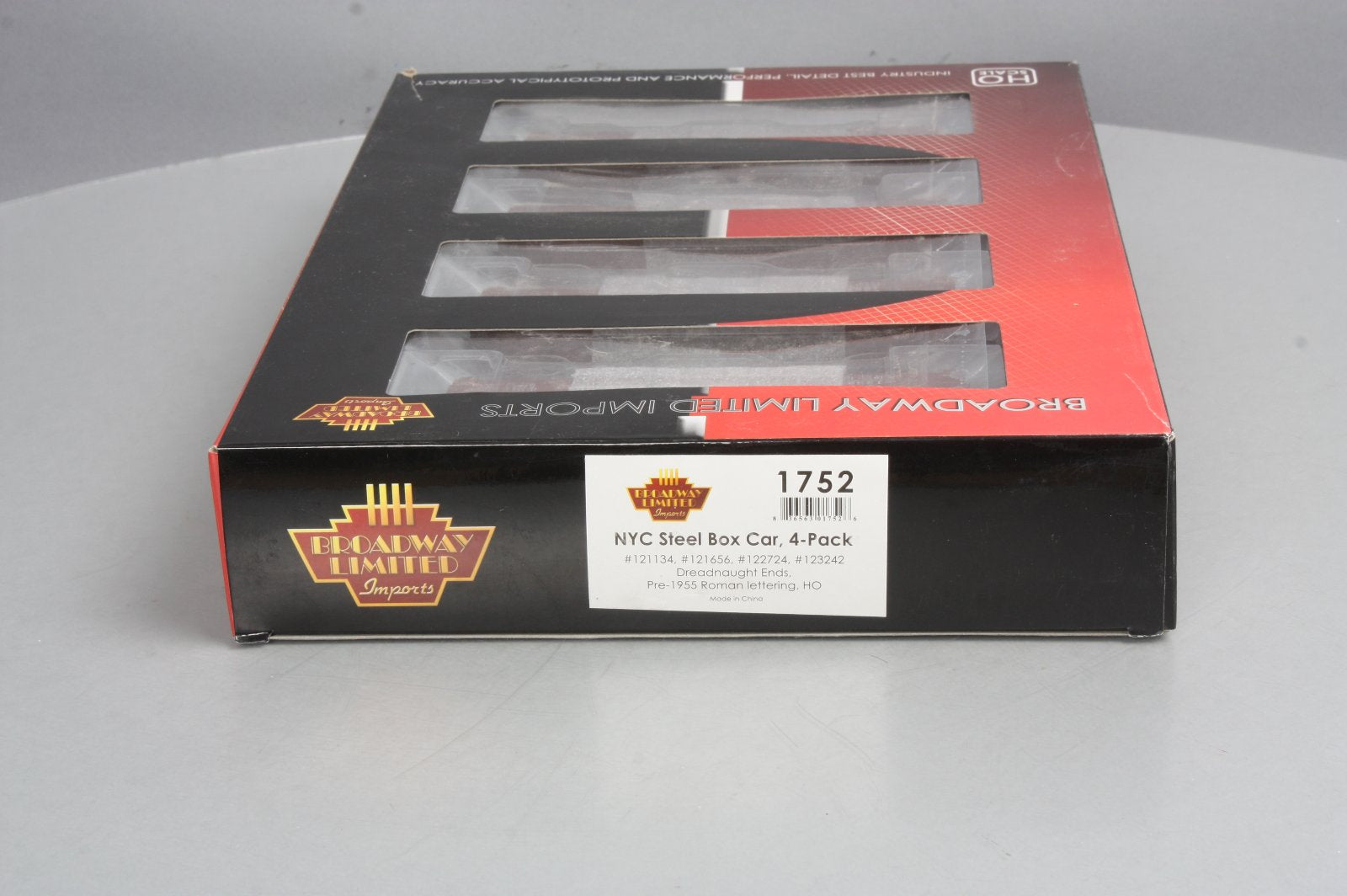Broadway Limited 1752 HO NYC Specification 486 40' Steel Boxcar (Set of 4)