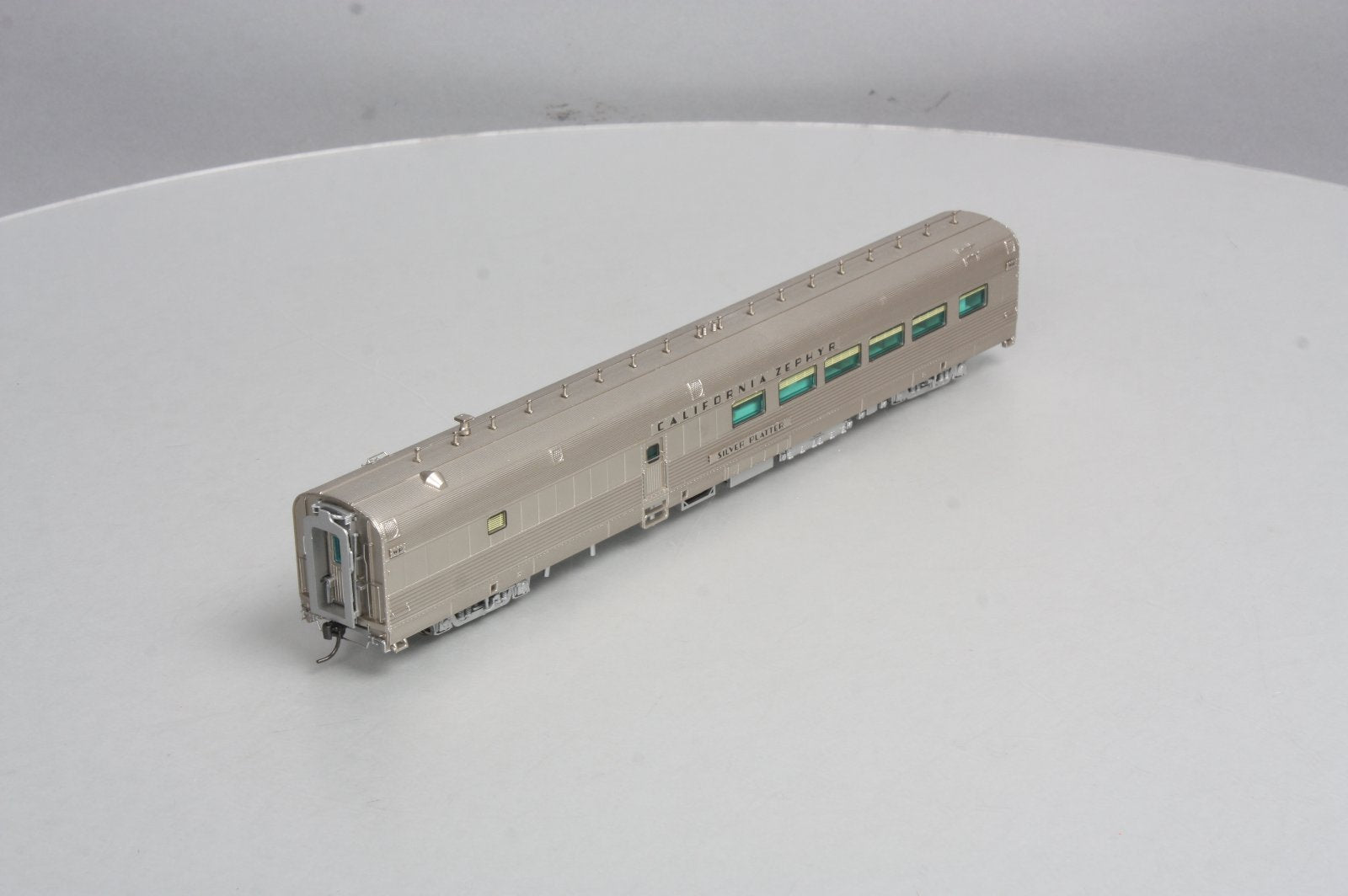 Broadway Limited 528 California Zephyr WP Silver Platter 48-Seat Dining Car #842