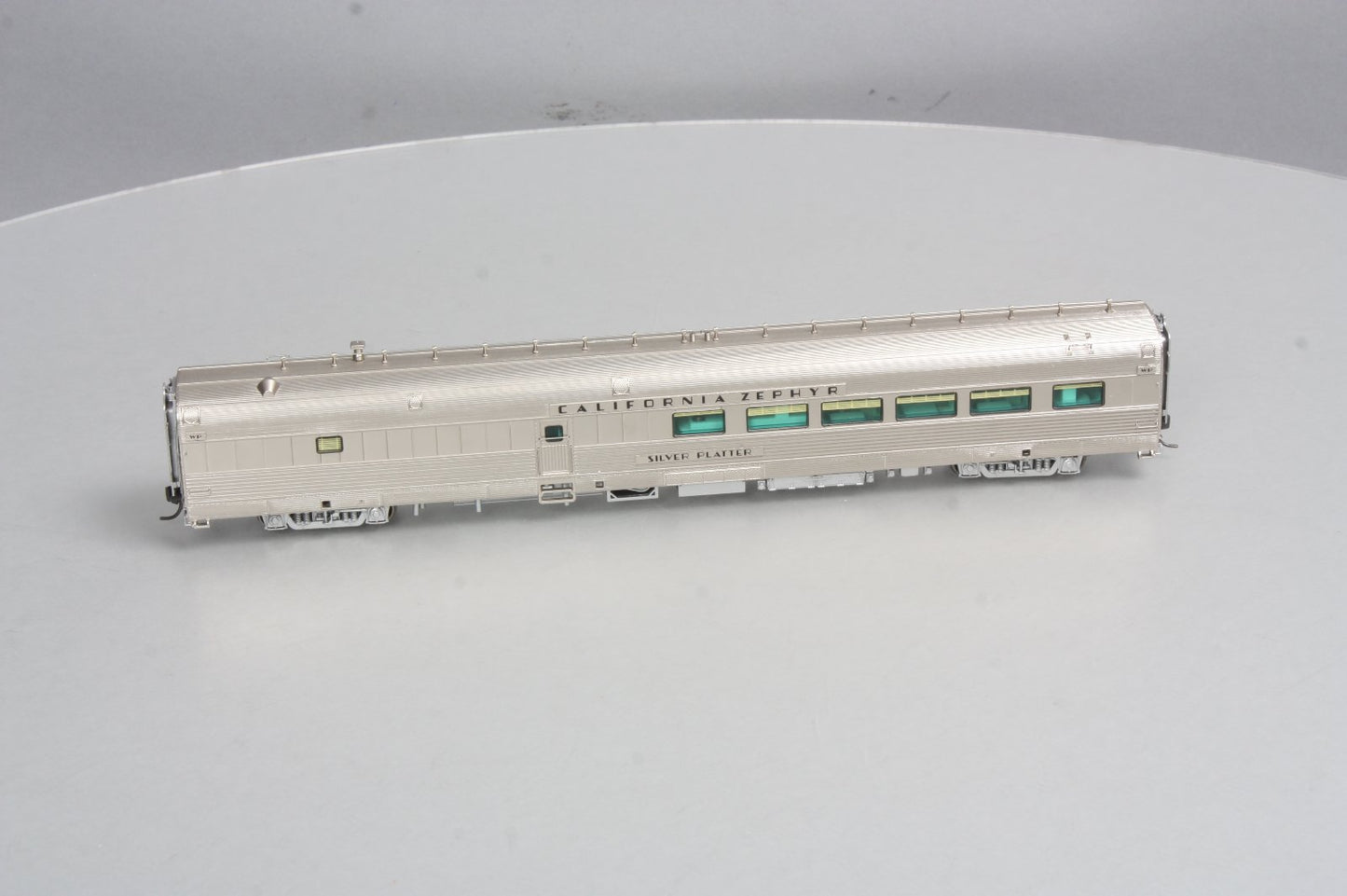 Broadway Limited 528 California Zephyr WP Silver Platter 48-Seat Dining Car #842
