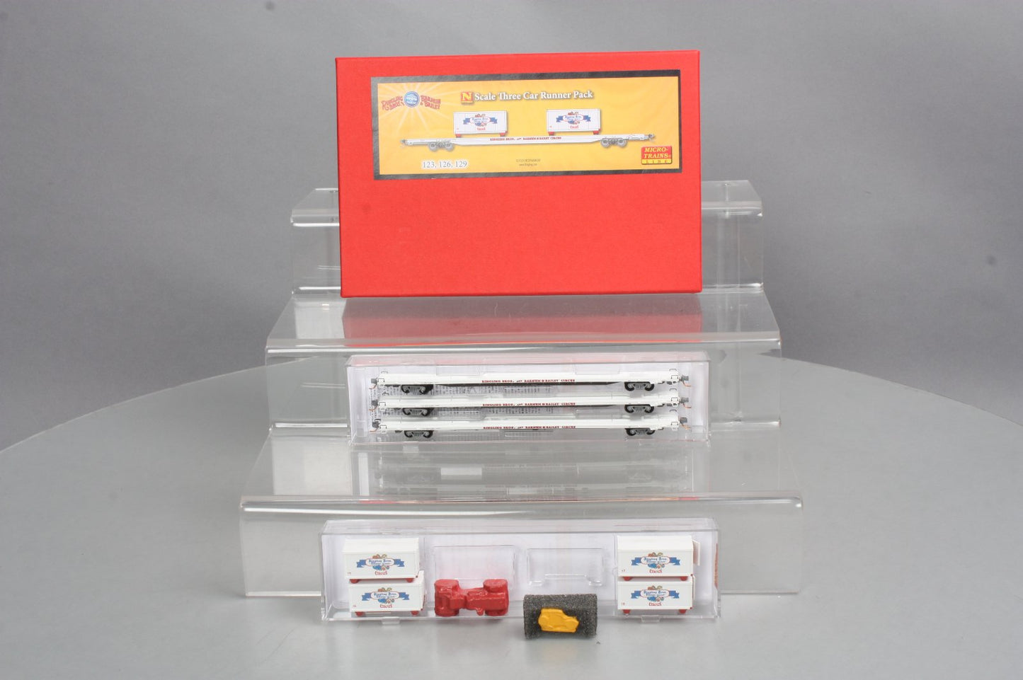 Micro-Trains 99300050 N RBBX Circus Runner Pack (Set of 3)