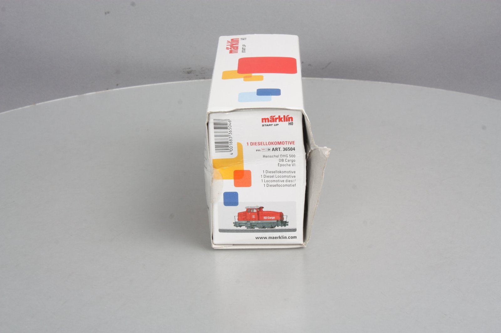 Marklin 36504 HO DB AG DHG Henschel 3-Rail w/Sound & Digital Freight Car #500