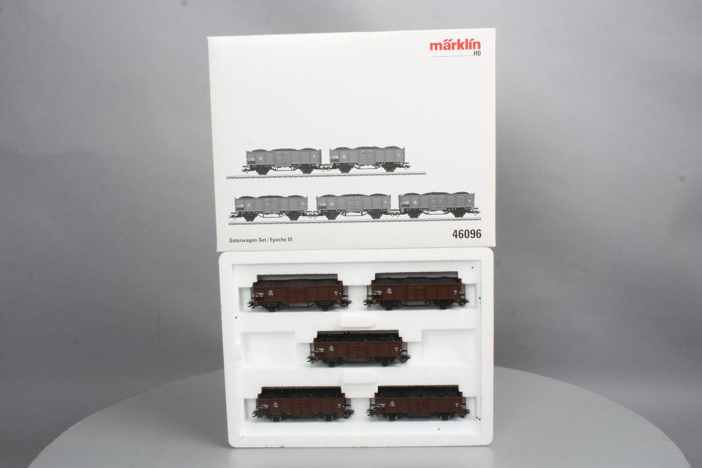 Marklin 46096 DSB 5-Car Freight Set