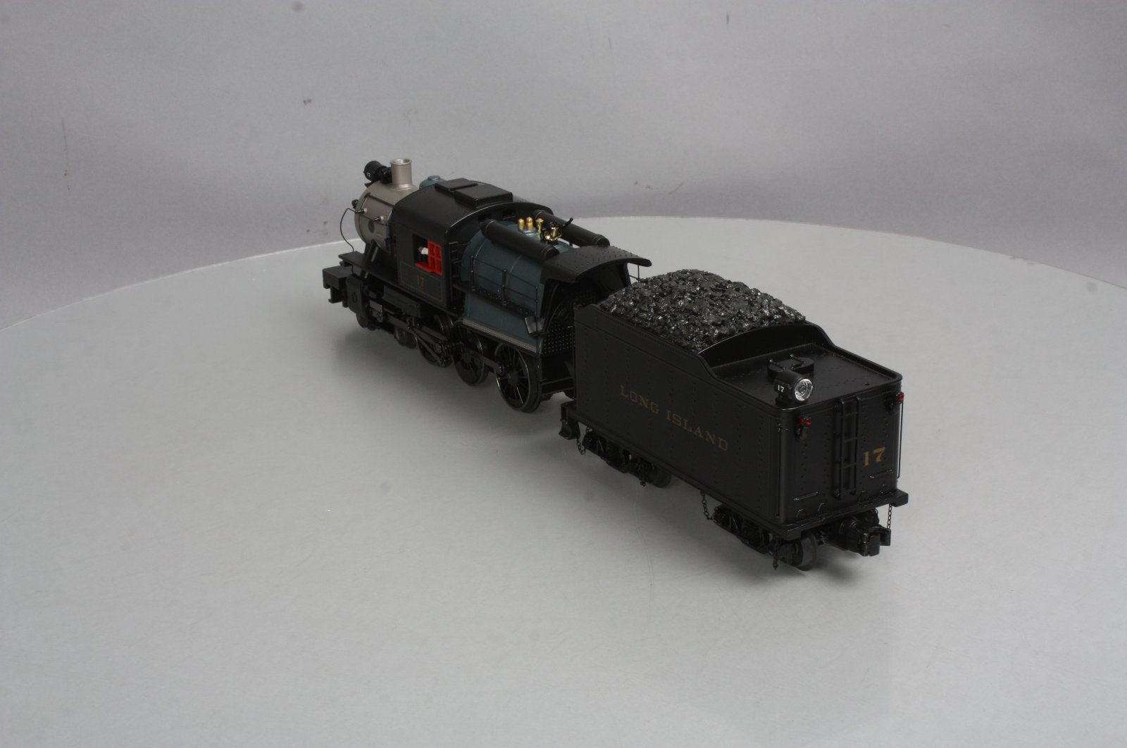 MTH 30-1637-1 O Long Island 4-6-0 Imperial Camelback Steam Engine w/PS3 #17