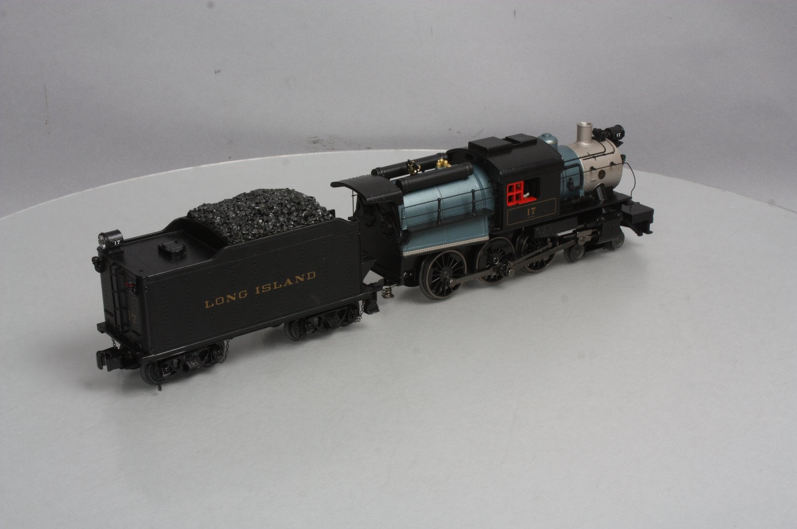 MTH 30-1637-1 O Long Island 4-6-0 Imperial Camelback Steam Engine w/PS3 #17