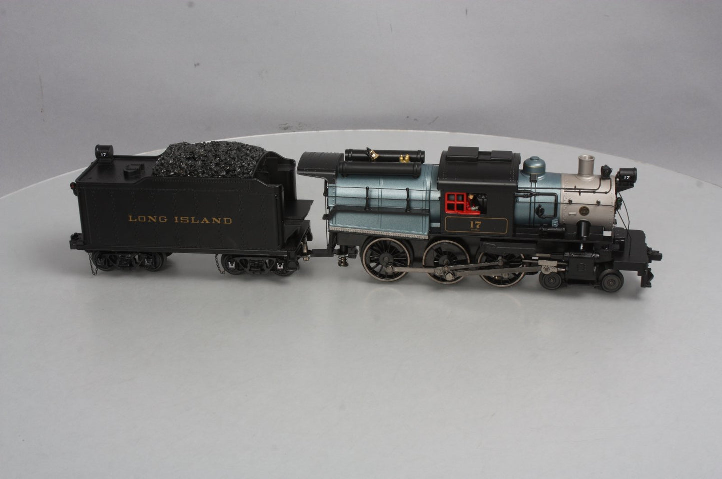 MTH 30-1637-1 O Long Island 4-6-0 Imperial Camelback Steam Engine w/PS3 #17