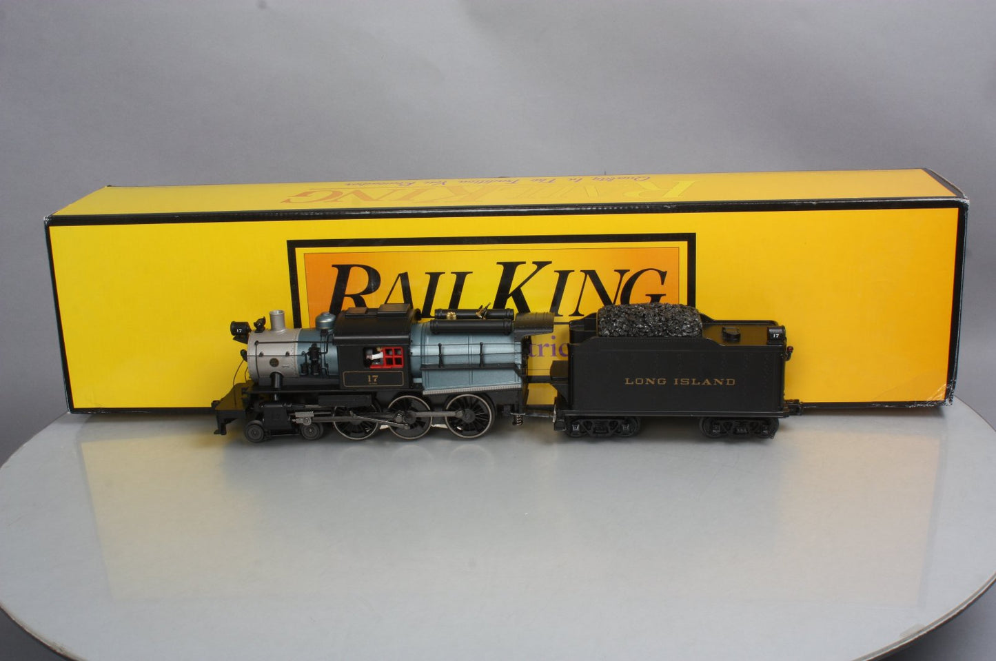 MTH 30-1637-1 O Long Island 4-6-0 Imperial Camelback Steam Engine w/PS3 #17