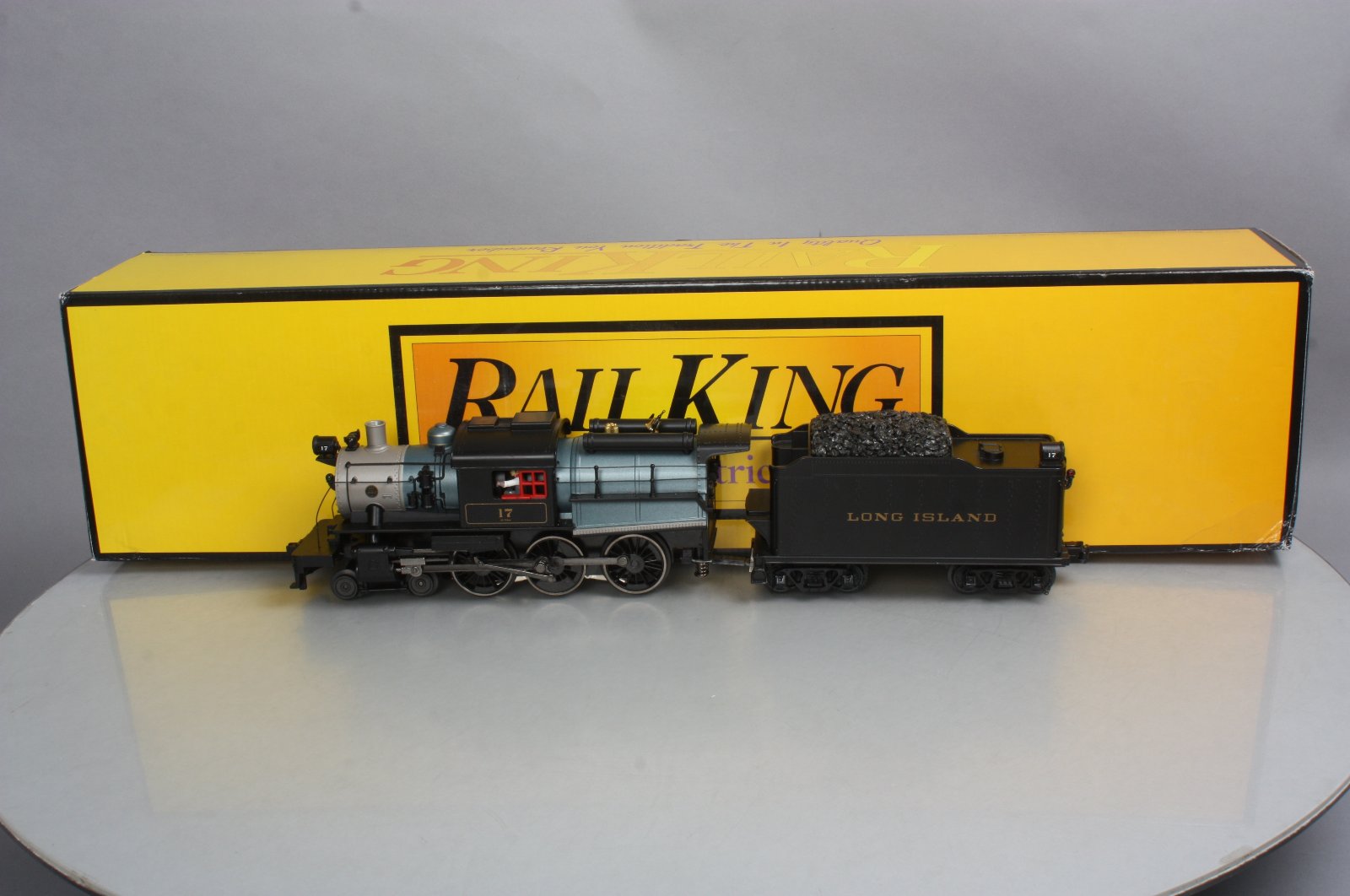 MTH 30-1637-1 O Long Island 4-6-0 Imperial Camelback Steam Engine w/PS3 #17