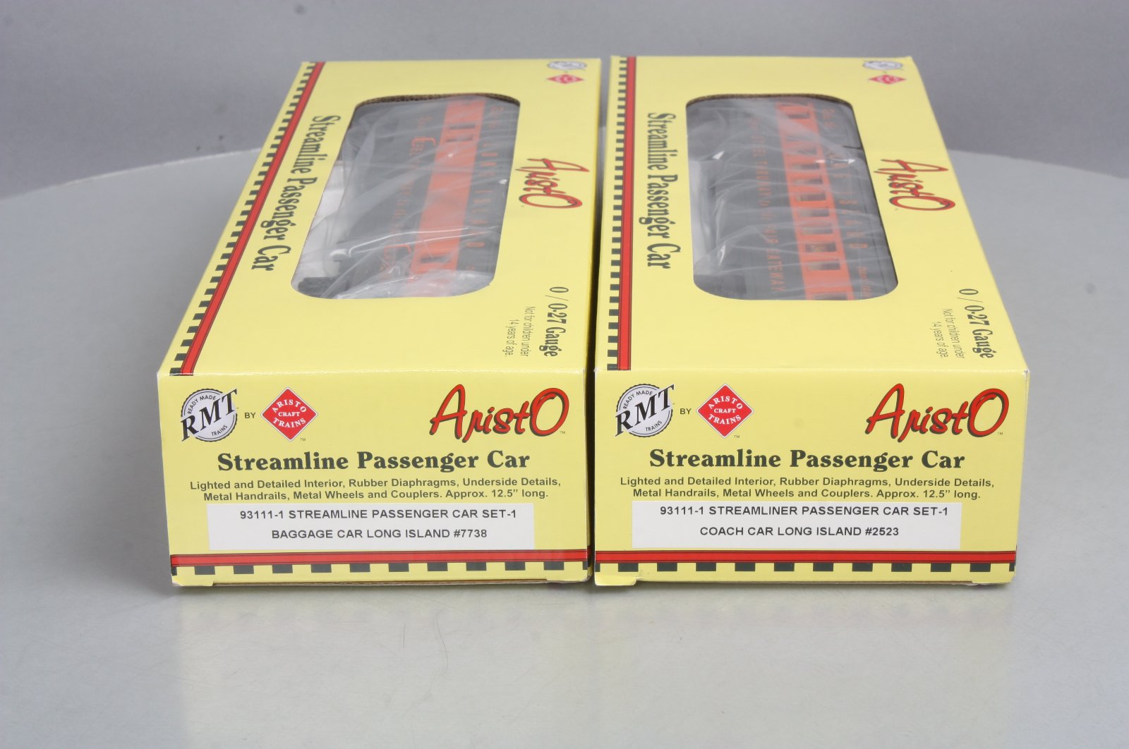 RMT 93111-1 Long Island Streamliner Passenger Car Set-1 #2523 & #7738
