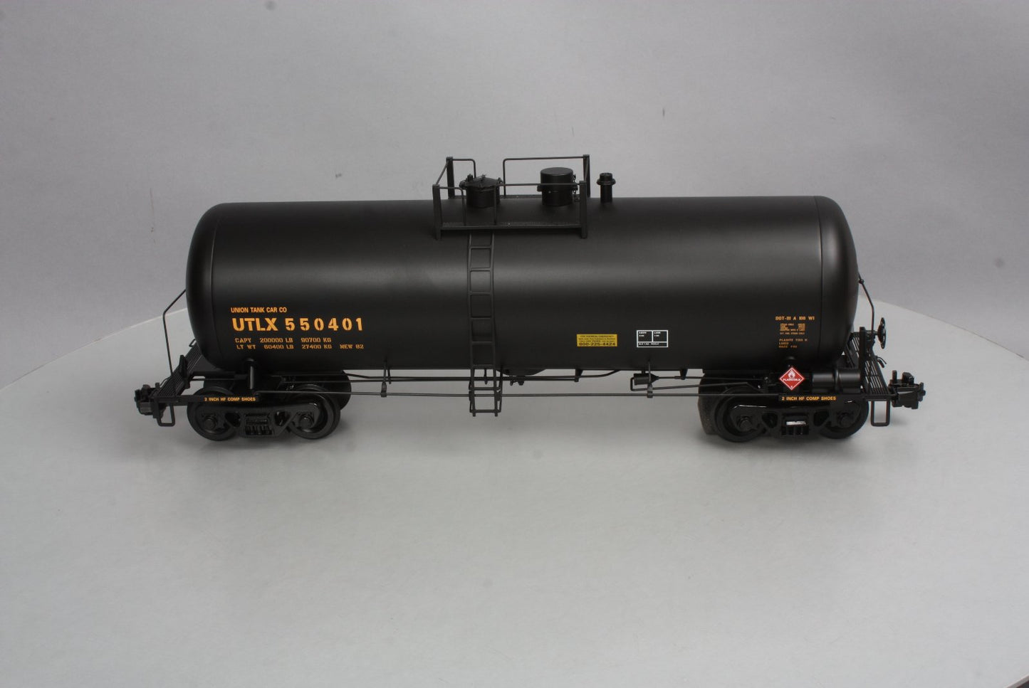 USA Trains 15252 G UTLX 42' Modern Tank Car #550401 - Metal Wheels
