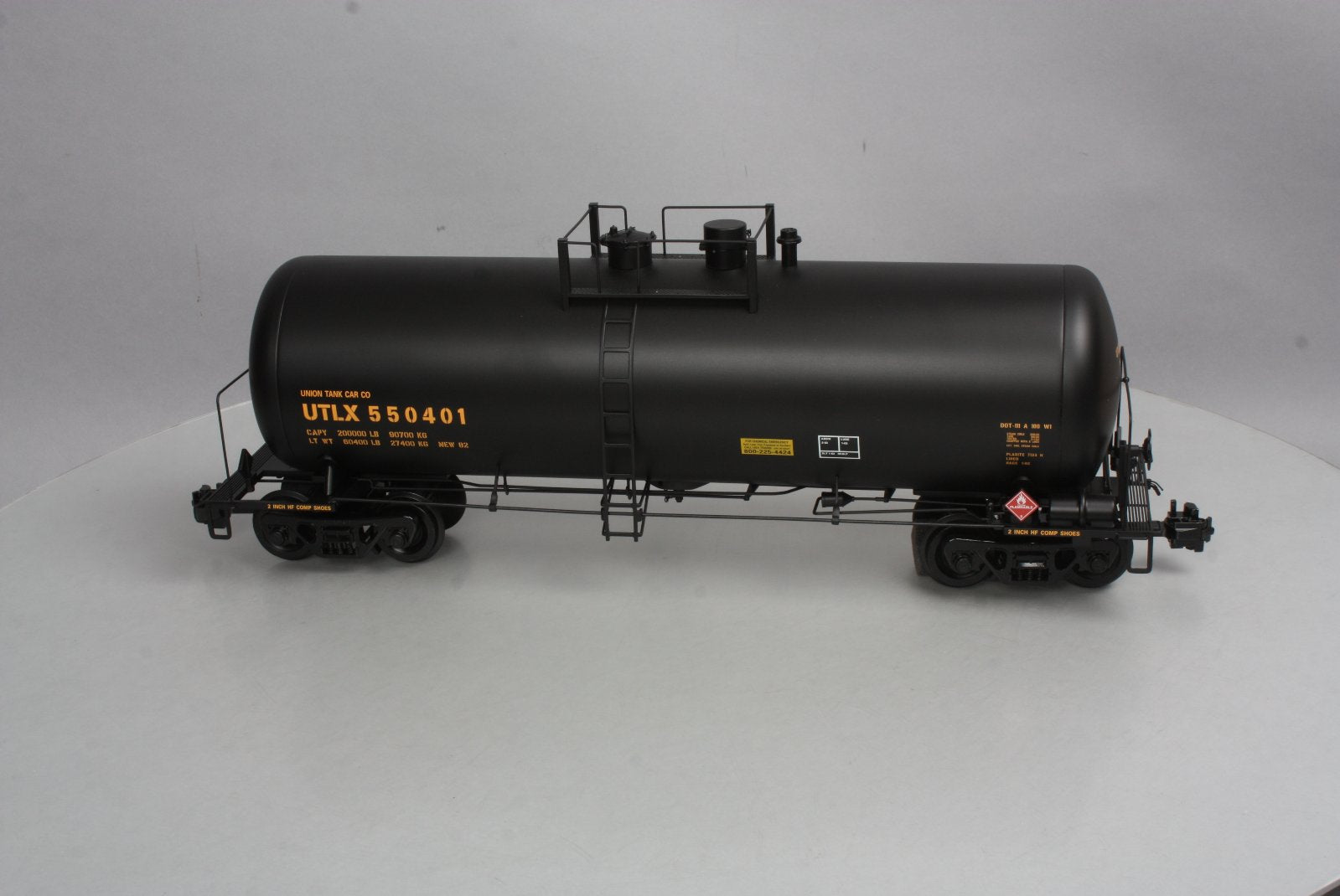 USA Trains 15252 G UTLX 42' Modern Tank Car #550401 - Metal Wheels
