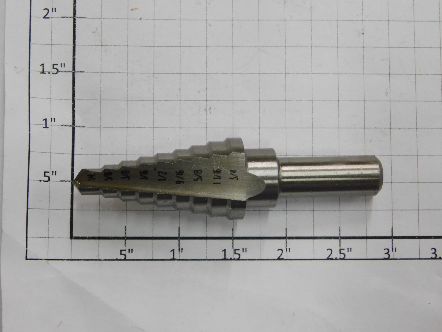 Drillco 890A005 1/4"-1-3/8" Multi-Step Drill Bit