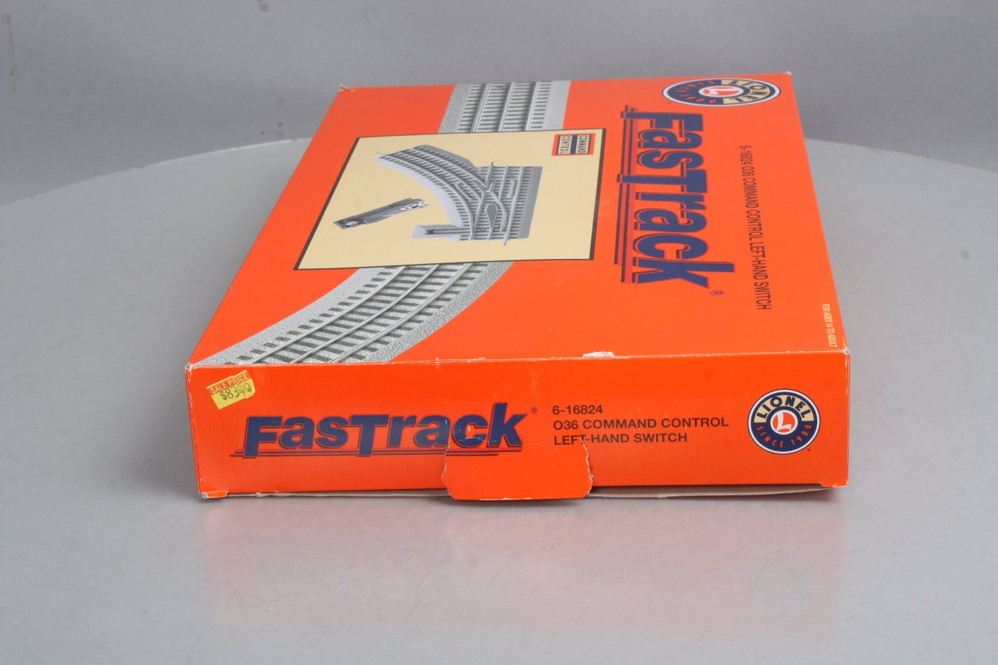 Lionel 6-16824 O36 FasTrack Command Control Left Hand Switch Turnout