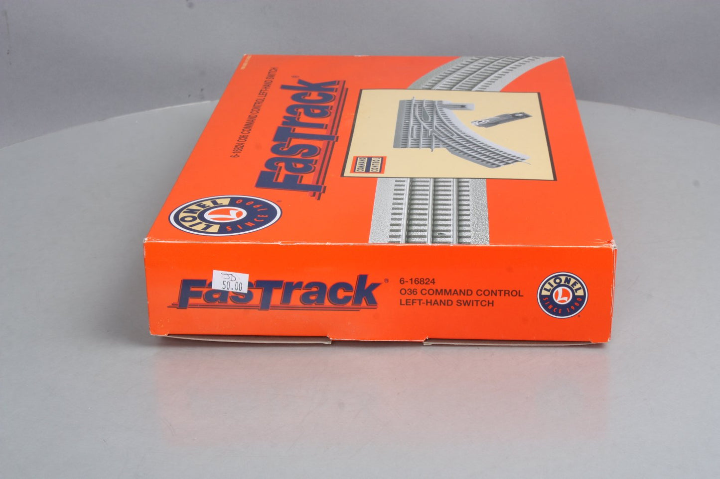 Lionel 6-16824 O36 FasTrack Command Control Left Hand Switch Turnout